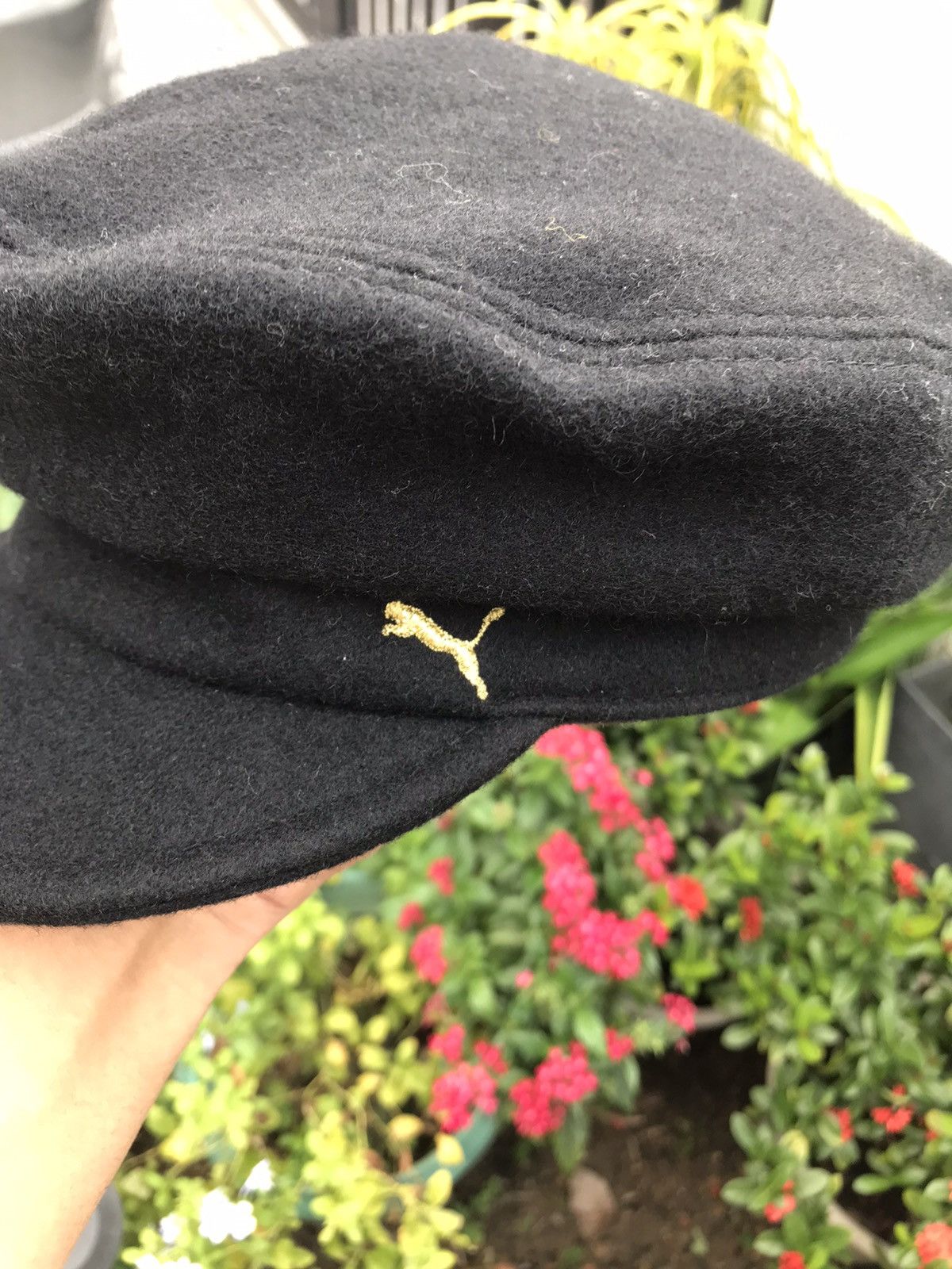 Puma AUTHENTIC PUMA WOOL CAP HAT NEWSBOYS CAPTAIN Size ONE SIZE - 3 Thumbnail