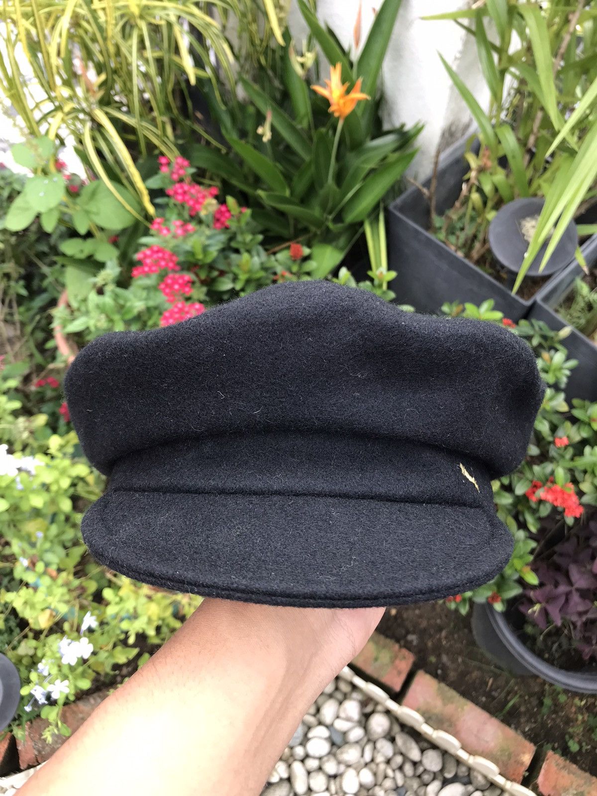 Puma AUTHENTIC PUMA WOOL CAP HAT NEWSBOYS CAPTAIN Size ONE SIZE - 2 Thumbnail