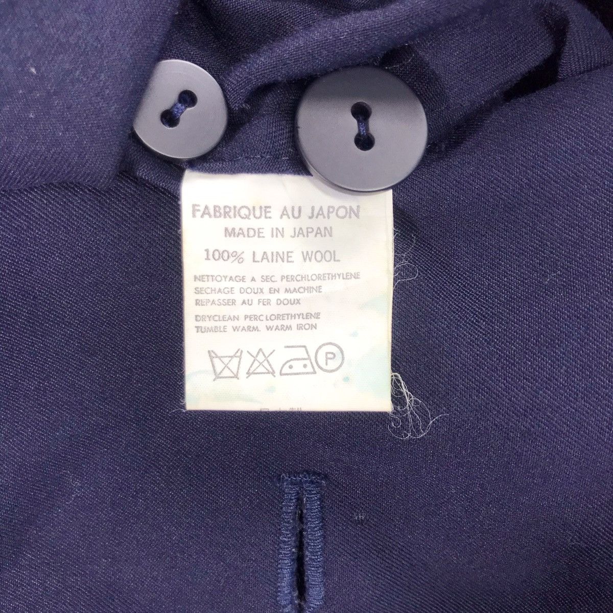 Yohji Yamamoto Yohji Yamamoto Signature Navy Dress Wrap Coat Size US M / EU 48-50 / 2 - 11 Thumbnail