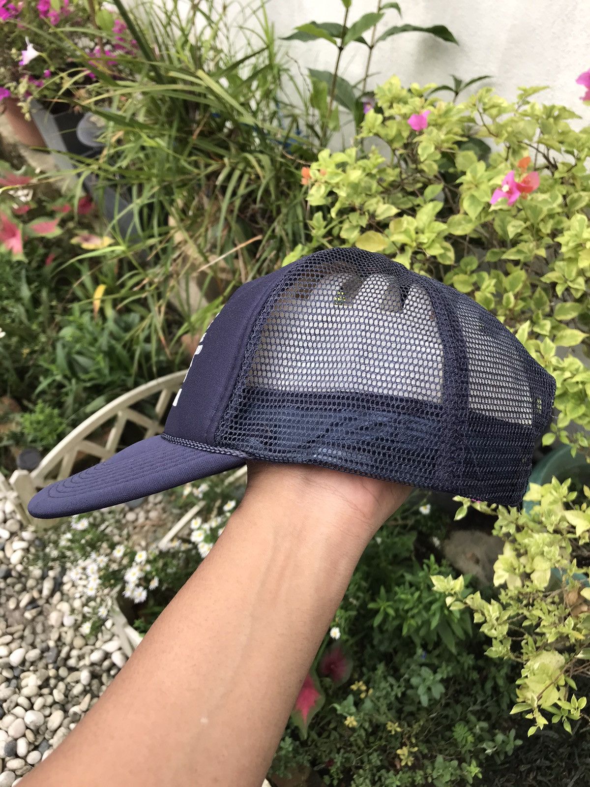 Japanese Brand FRIENDS TILL THE END BLUE GATE & SURREAL CAP BY OTTO Size ONE SIZE - 4 Thumbnail