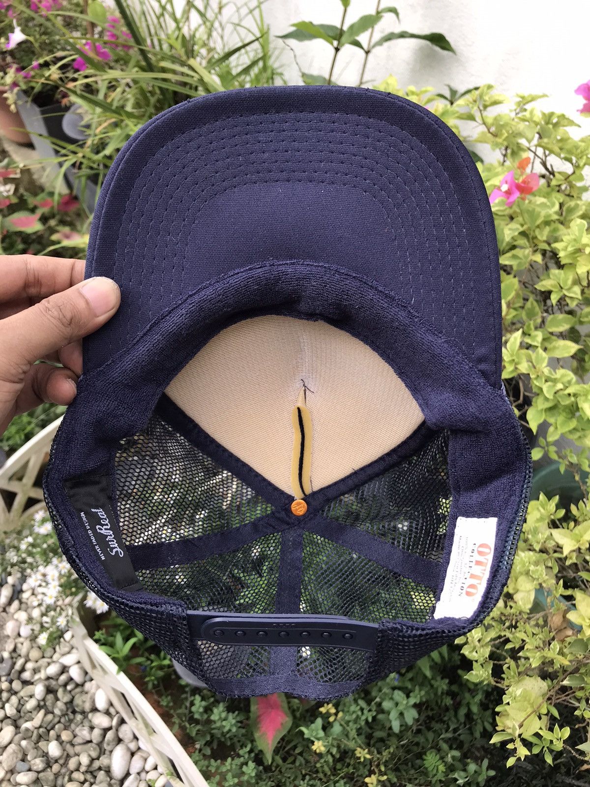 Japanese Brand FRIENDS TILL THE END BLUE GATE & SURREAL CAP BY OTTO Size ONE SIZE - 7 Thumbnail