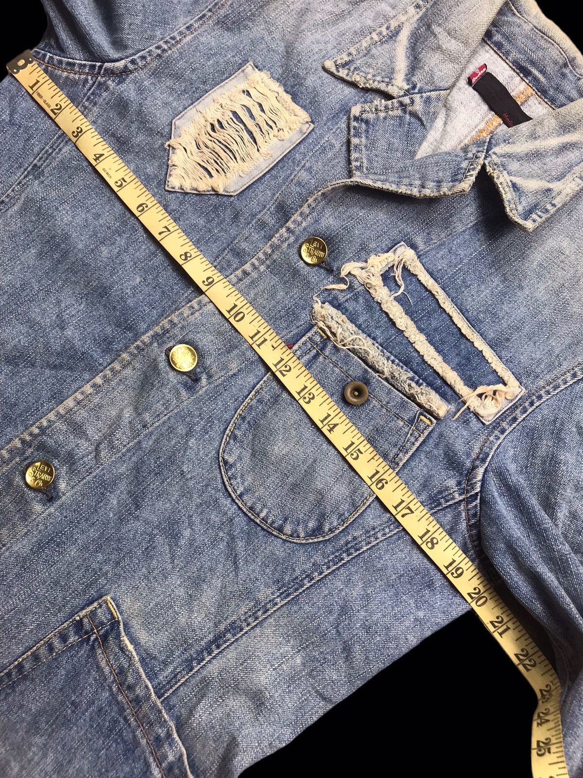 Levi's × Levi's Vintage Clothing × Vintage AUTHENTIC LEVI’S PREMIUM RED TAB 70802-03 1203 DENIM JACKET Size US M / EU 48-50 / 2 - 19 Thumbnail