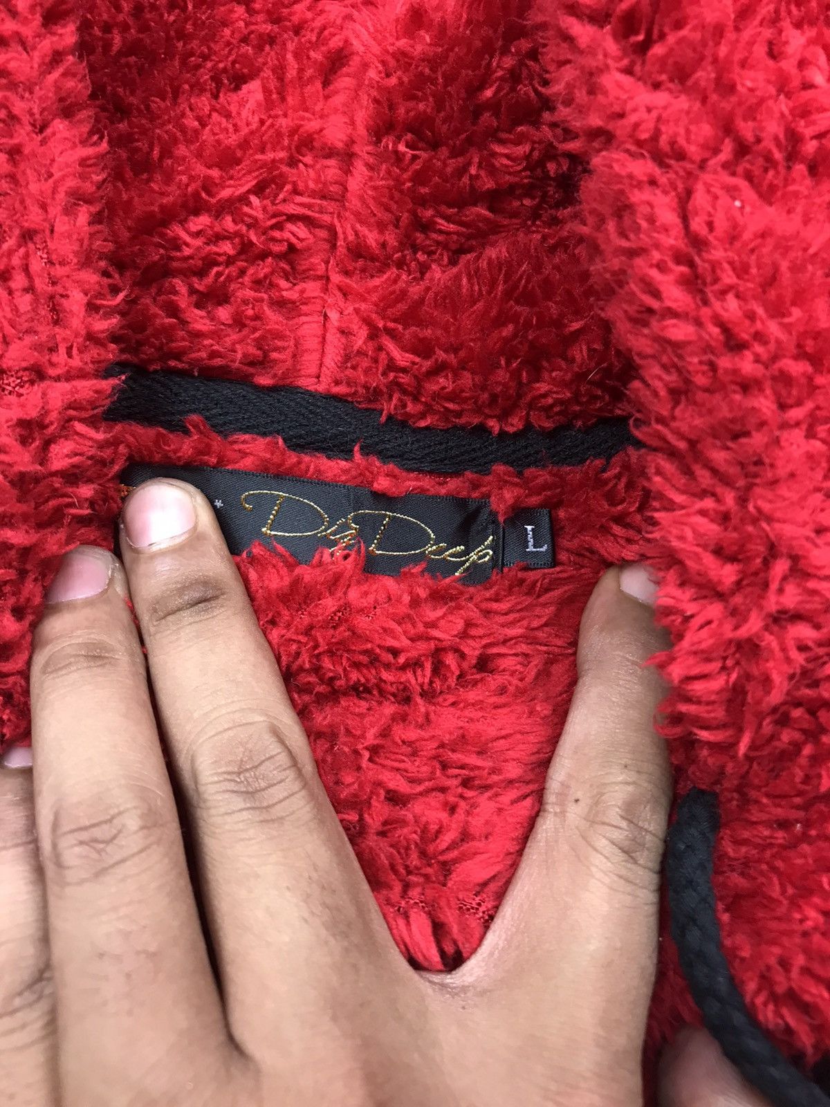 Japanese Brand DEVIL HEAVEN BE PRAISED HOODIES FAUX FUR BY DIG DEEP Size US L / EU 52-54 / 3 - 18 Thumbnail
