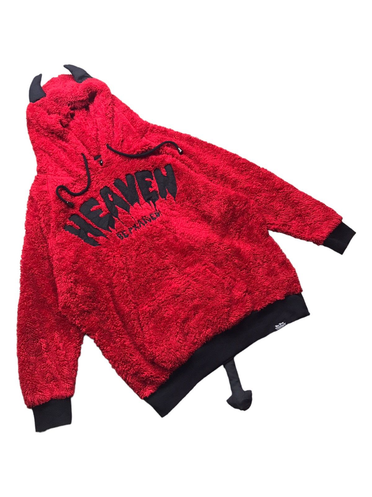 Japanese Brand DEVIL HEAVEN BE PRAISED HOODIES FAUX FUR BY DIG DEEP Size US L / EU 52-54 / 3 - 2 Thumbnail