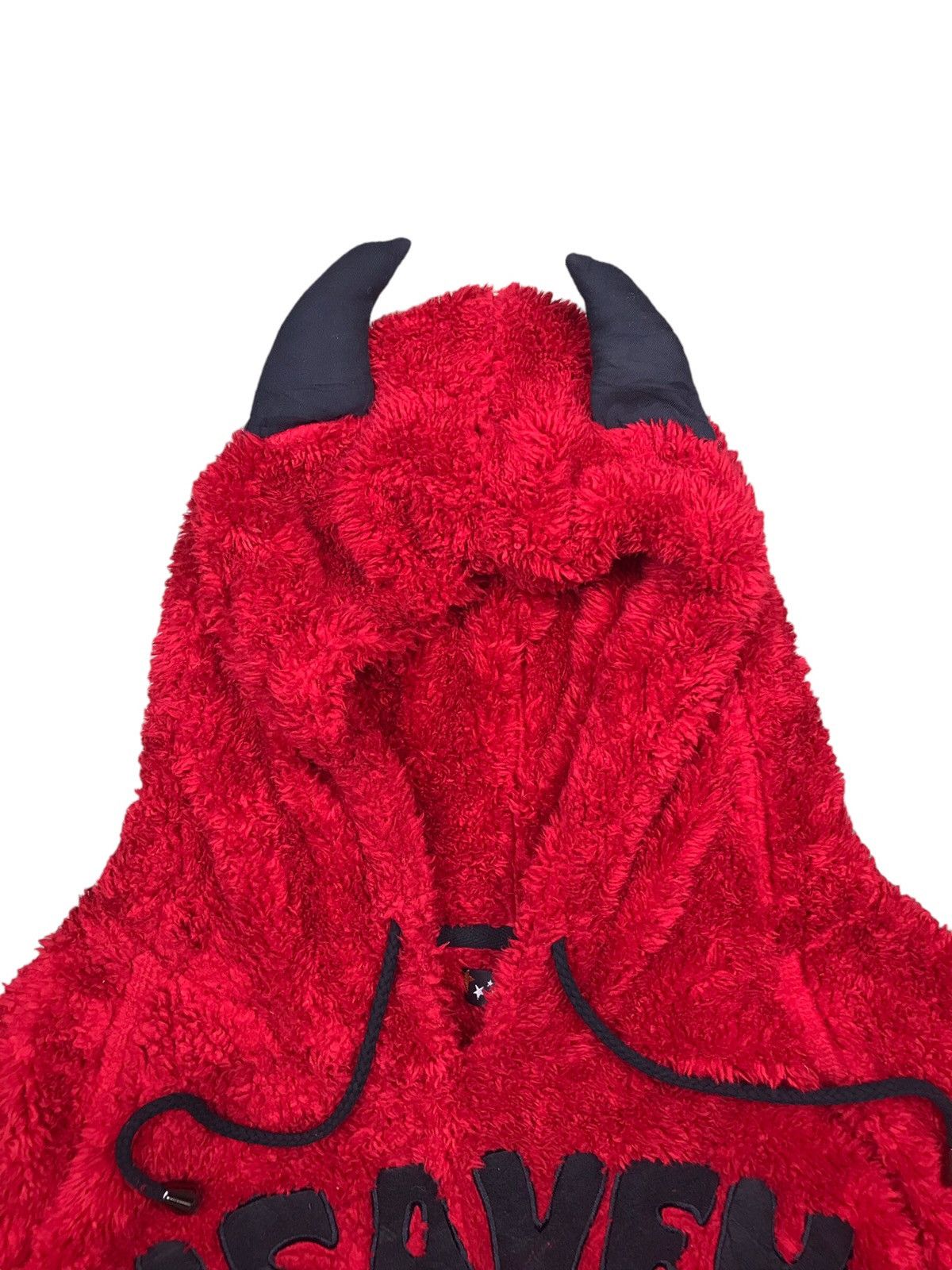 Japanese Brand DEVIL HEAVEN BE PRAISED HOODIES FAUX FUR BY DIG DEEP Size US L / EU 52-54 / 3 - 5 Thumbnail