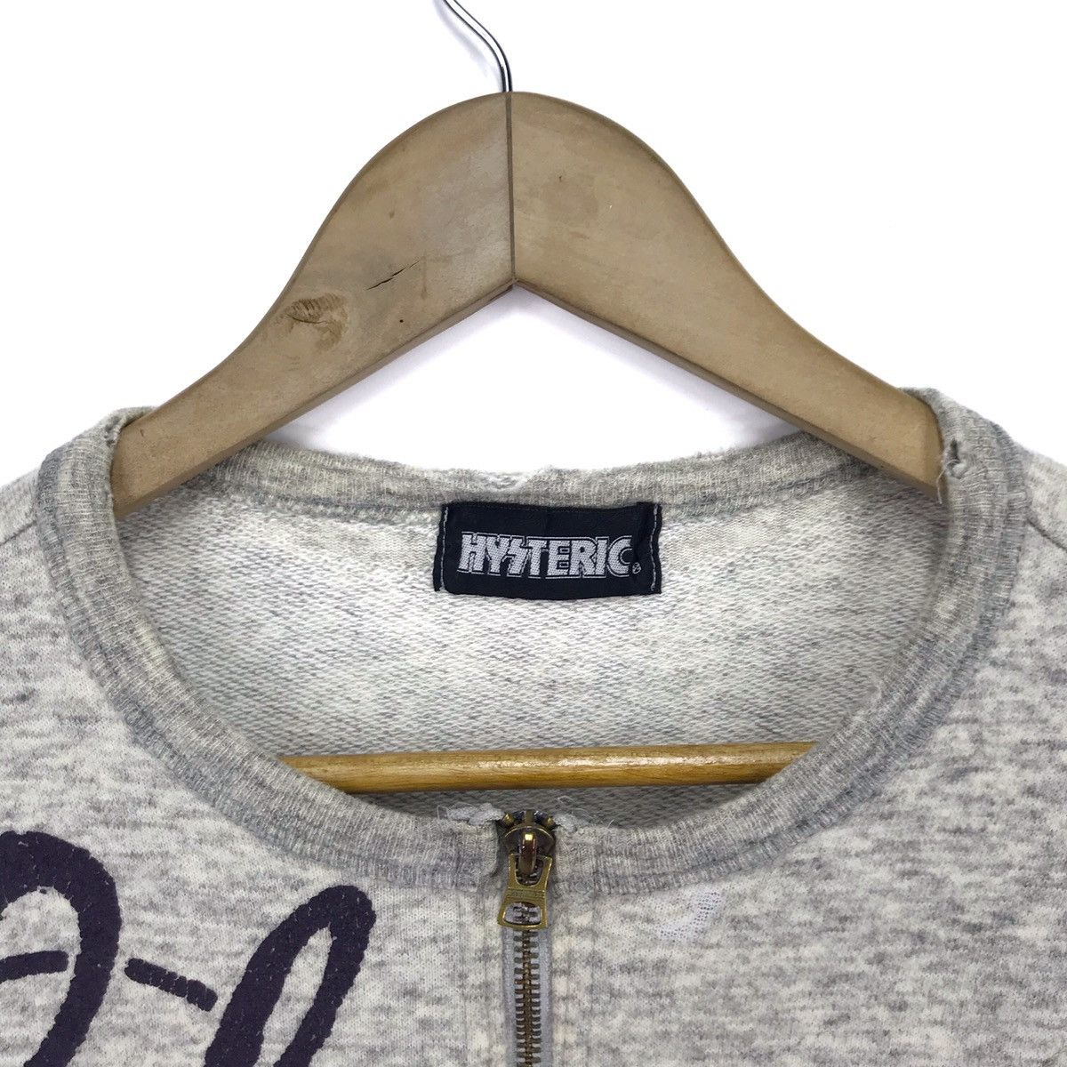 Hysteric Glamour Vintage Hysteric Glamour Distressed Sweatshirt Zipper Size US M / EU 48-50 / 2 - 7 Thumbnail