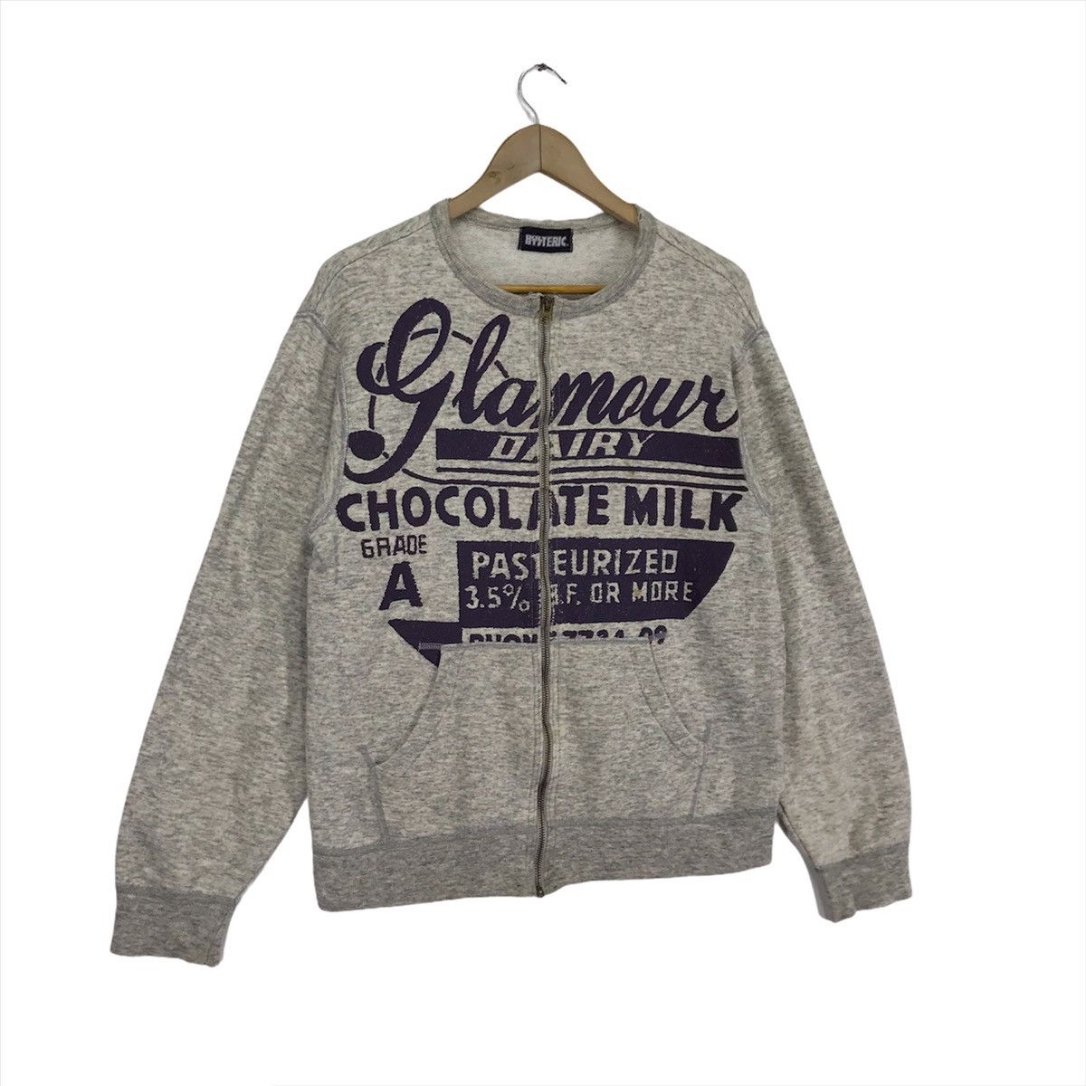 Hysteric Glamour Vintage Hysteric Glamour Distressed Sweatshirt Zipper Size US M / EU 48-50 / 2 - 3 Thumbnail