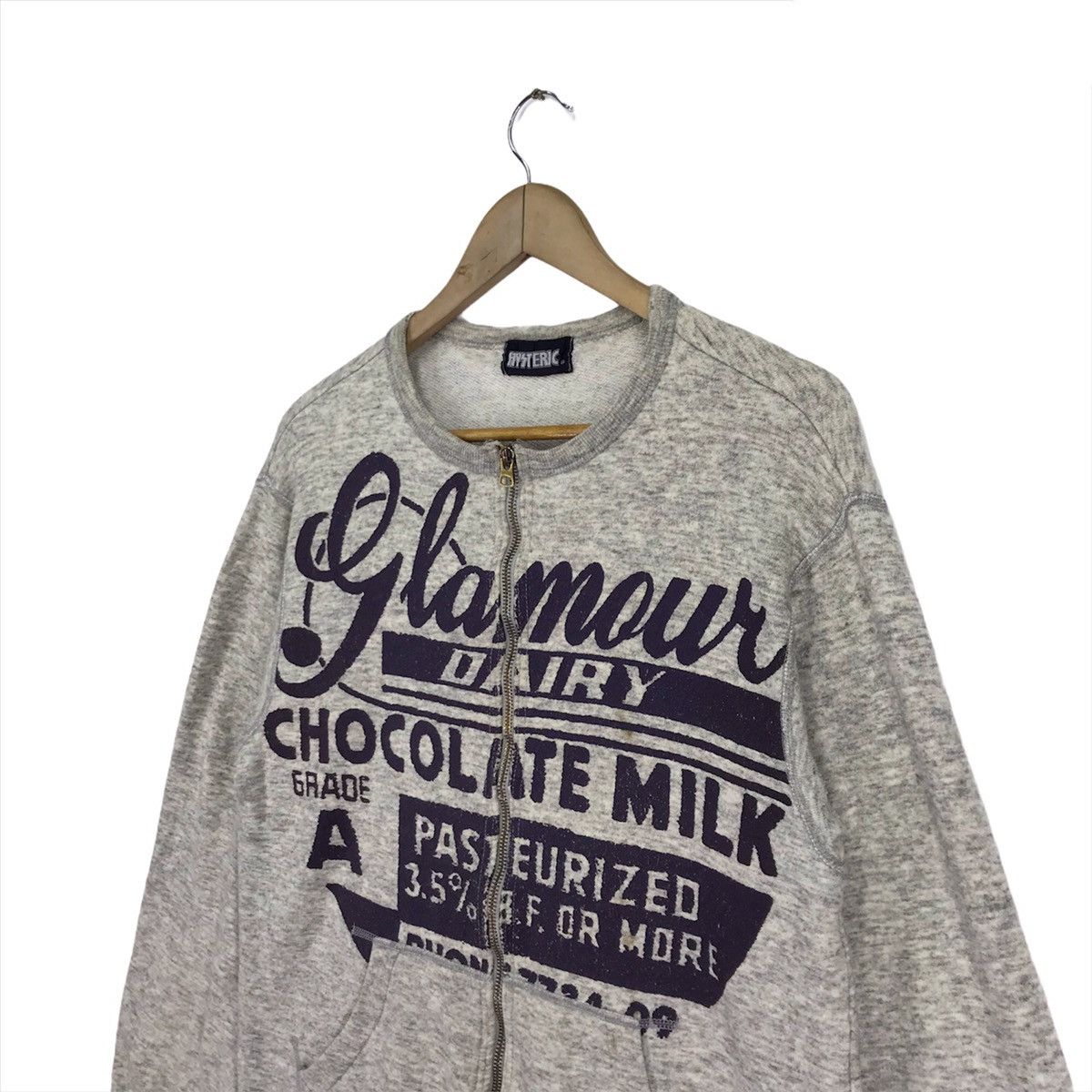 Hysteric Glamour Vintage Hysteric Glamour Distressed Sweatshirt Zipper Size US M / EU 48-50 / 2 - 4 Thumbnail