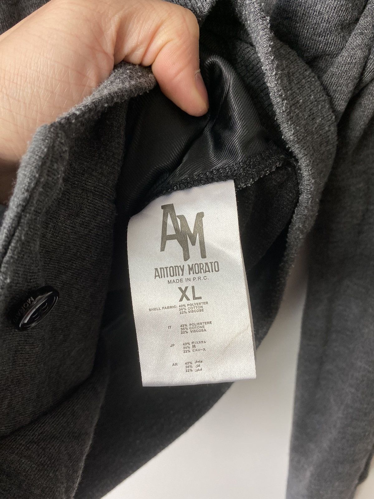 Antony Morato Antony Morato luxury sweatshirt size XL Size US XL / EU 56 / 4 - 4 Thumbnail