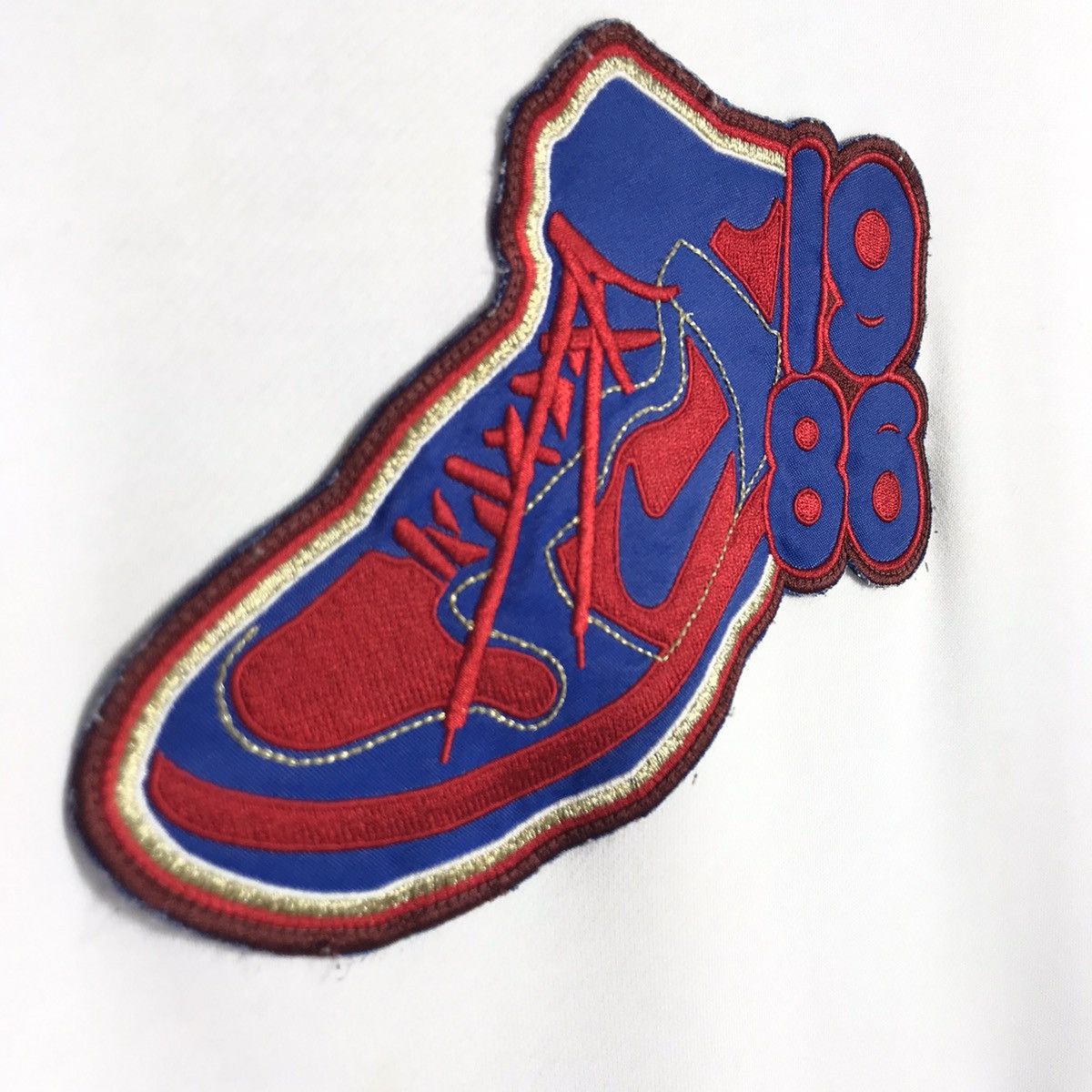 Nike × Vintage Nike Air Dunk Shoes Sweatshirt Crewneck Embroidery Big Logo Size US M / EU 48-50 / 2 - 5 Thumbnail
