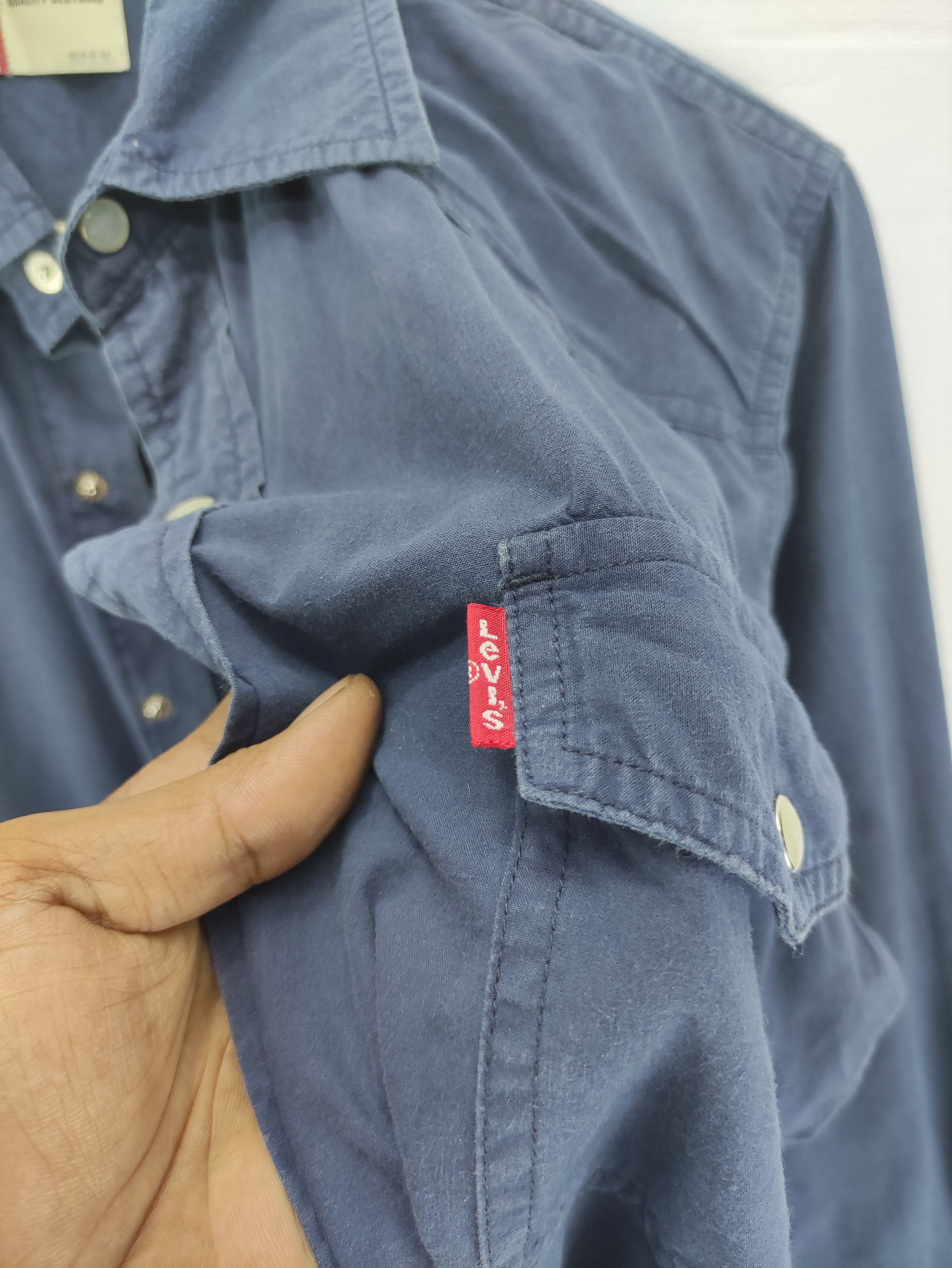 Levi's Vintage Levi's Shirt Button Up Long Sleeve Size US M / EU 48-50 / 2 - 2 Thumbnail