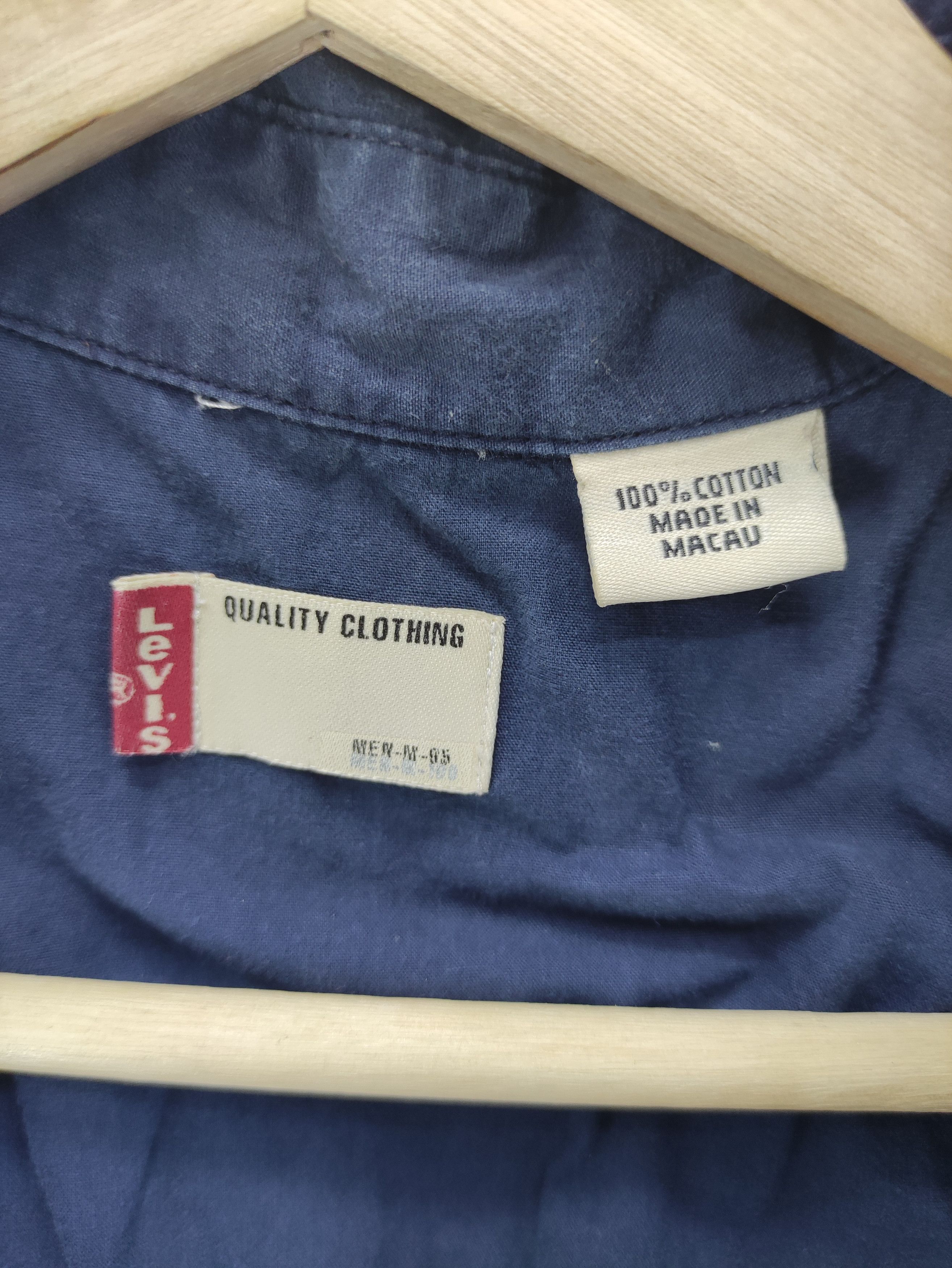 Levi's Vintage Levi's Shirt Button Up Long Sleeve Size US M / EU 48-50 / 2 - 5 Thumbnail
