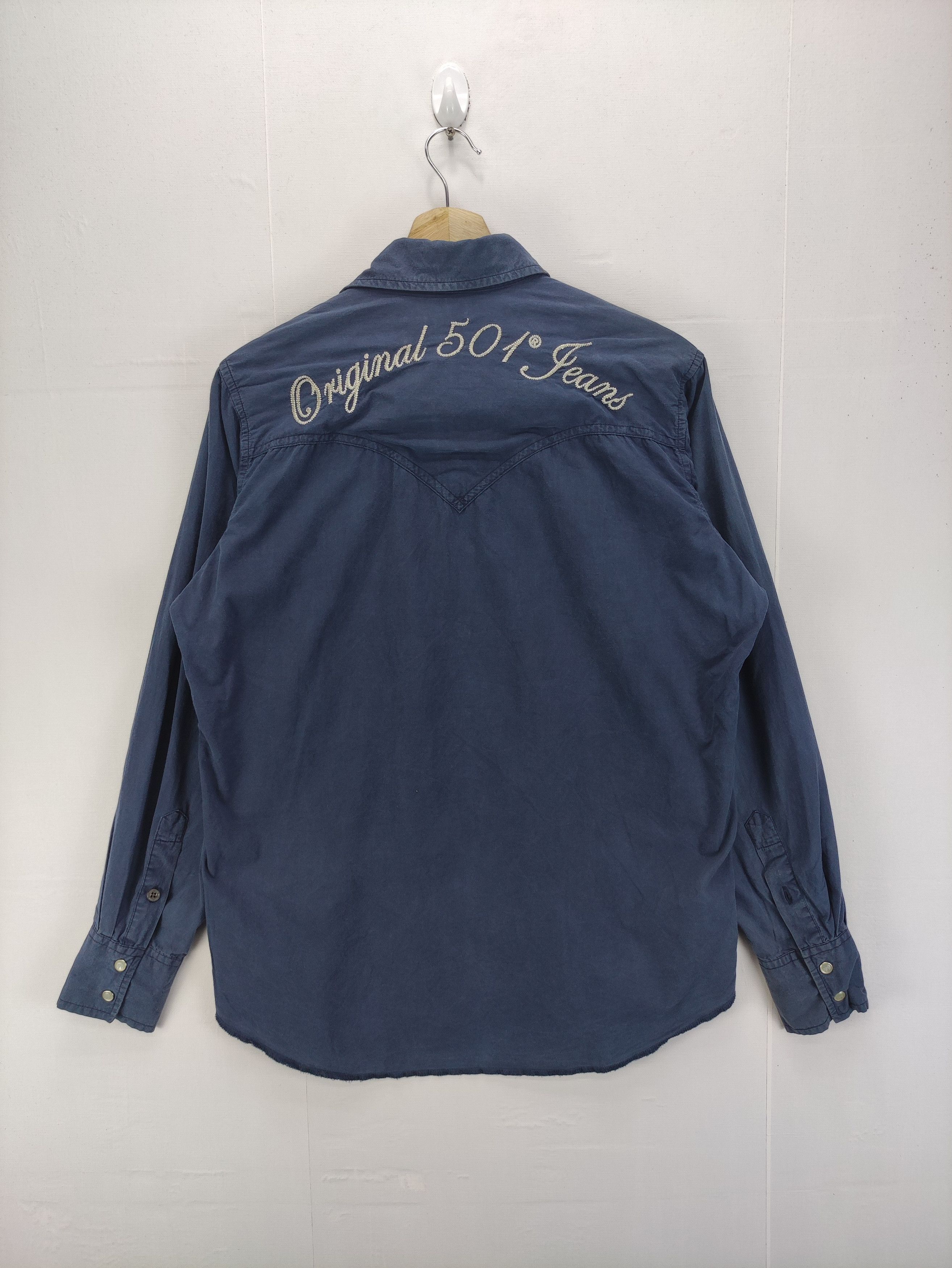 Levi's Vintage Levi's Shirt Button Up Long Sleeve Size US M / EU 48-50 / 2 - 12 Thumbnail