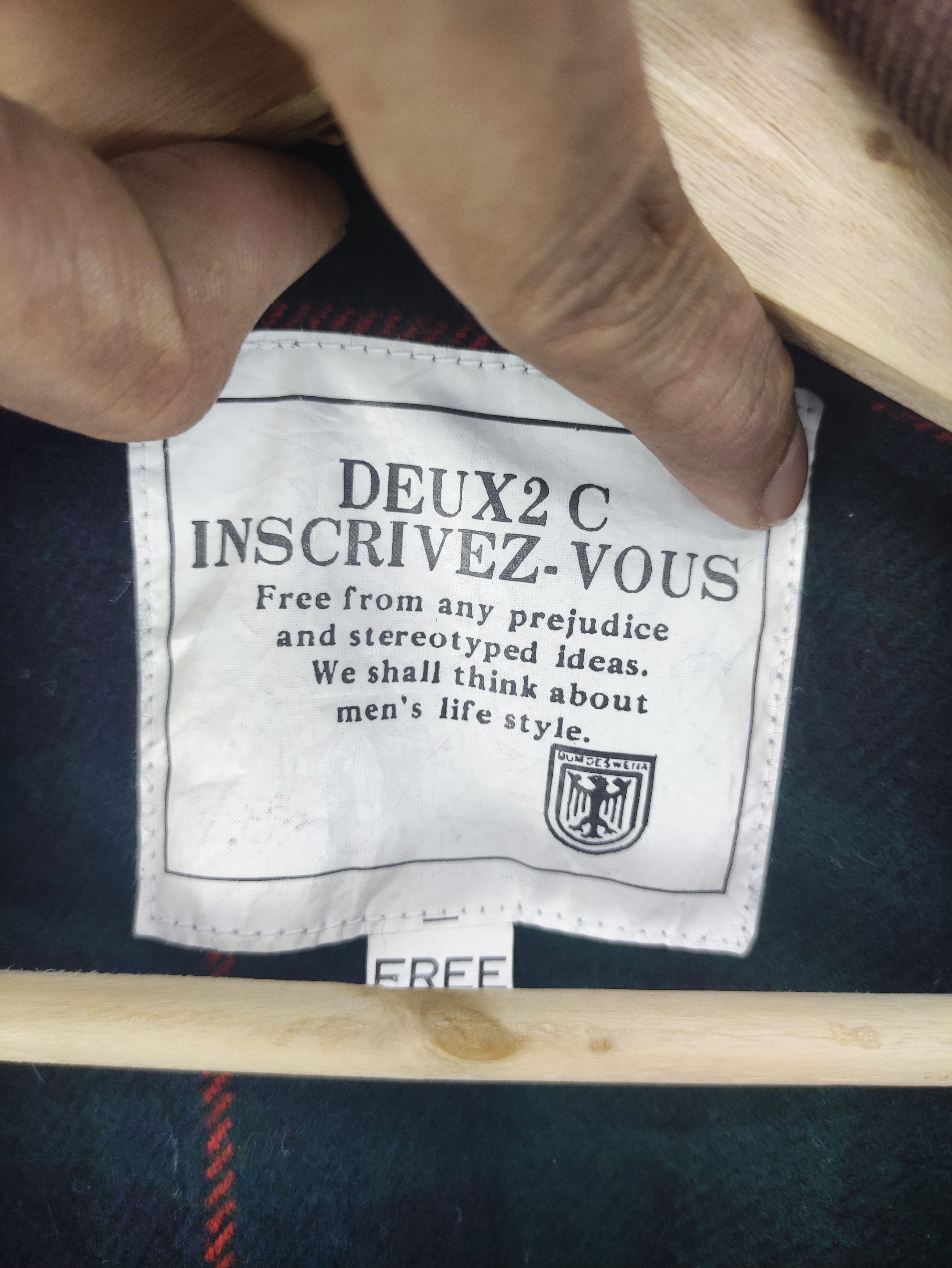 Vintage Vintage Deux2 C Inscrivez-Vous Hunting Jacket Zipper Size US XXL / EU 58 / 5 - 8 Thumbnail