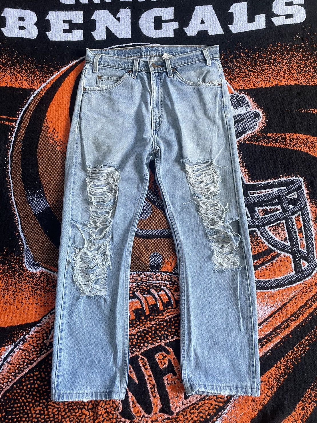 Levi's 505 Blue Jeans Pants Made In Guatemala
