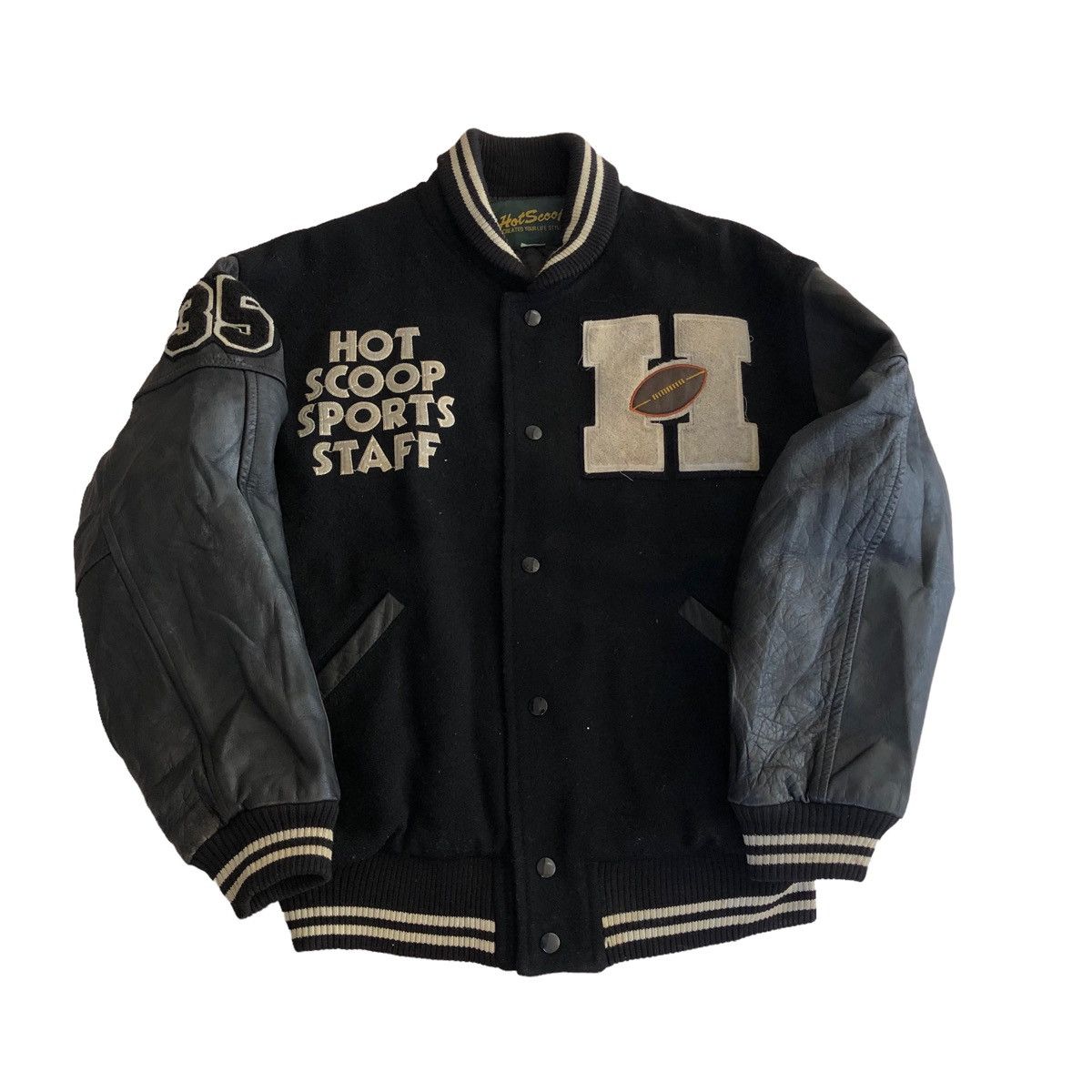 Vintage 🔥Vintage NRL Rugby Varsity Letterman Jacket Size US L / EU 52-54 / 3 - 3 Thumbnail