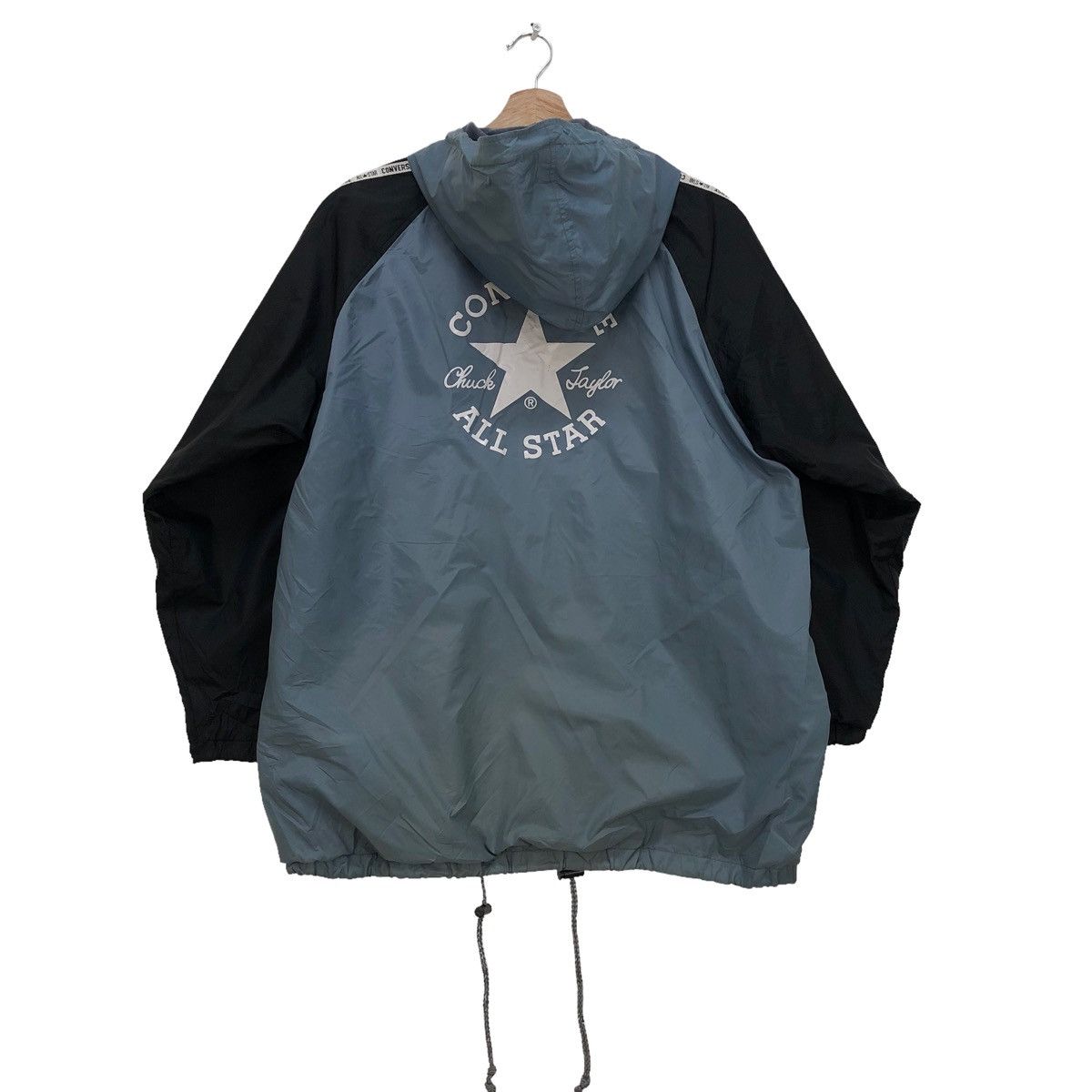 Converse Vintage Converse Side Tape Hooded Light Jackets Size US S / EU 44-46 / 1 - 1 Thumbnail