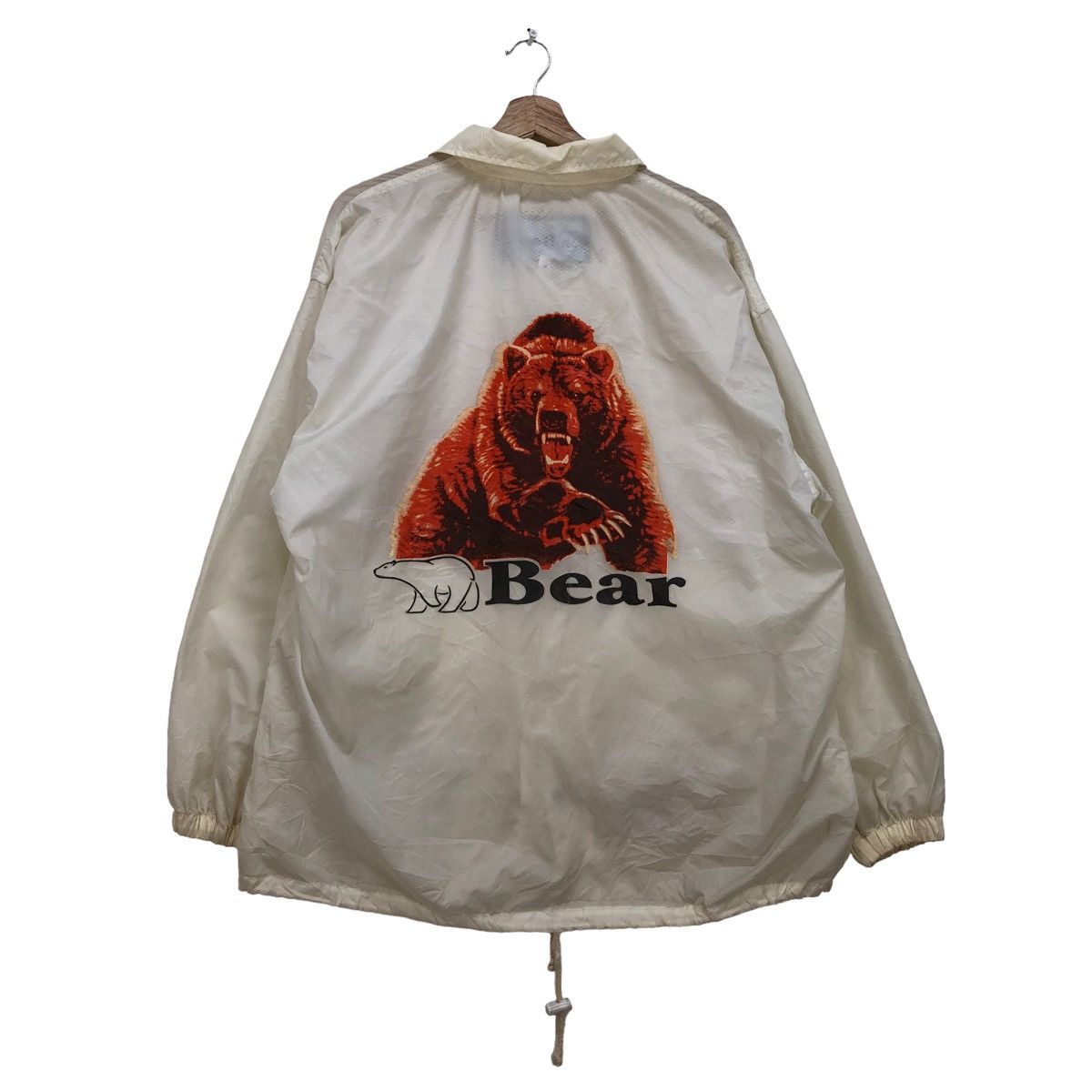 image of Golden Bear Light Jacket Big Logo in White, Men's (Size XL)