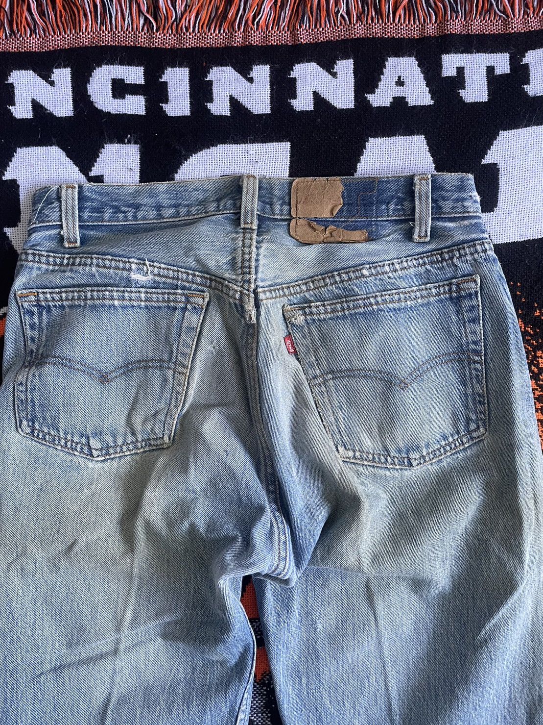Levi's × Vintage Levi's 501 Blue Jeans Pants Made In USA Size US 33 - 7 Thumbnail