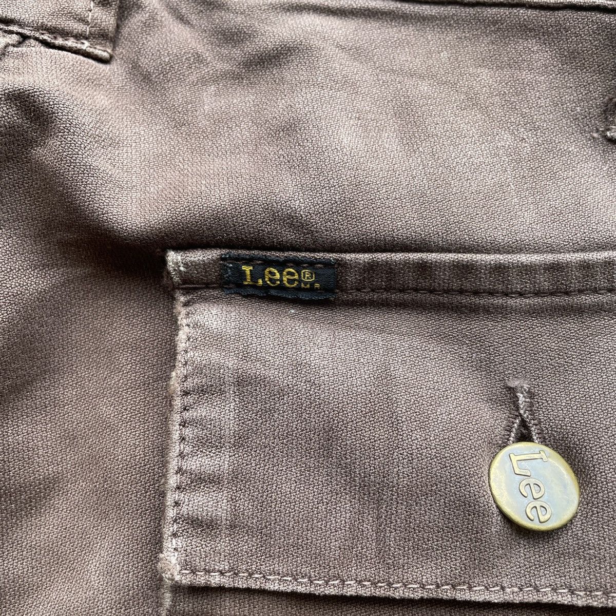 Japanese Brand Vintage Lee Bush Pocket Brown Casual Pants Size US 28 / EU 44 - 9 Thumbnail