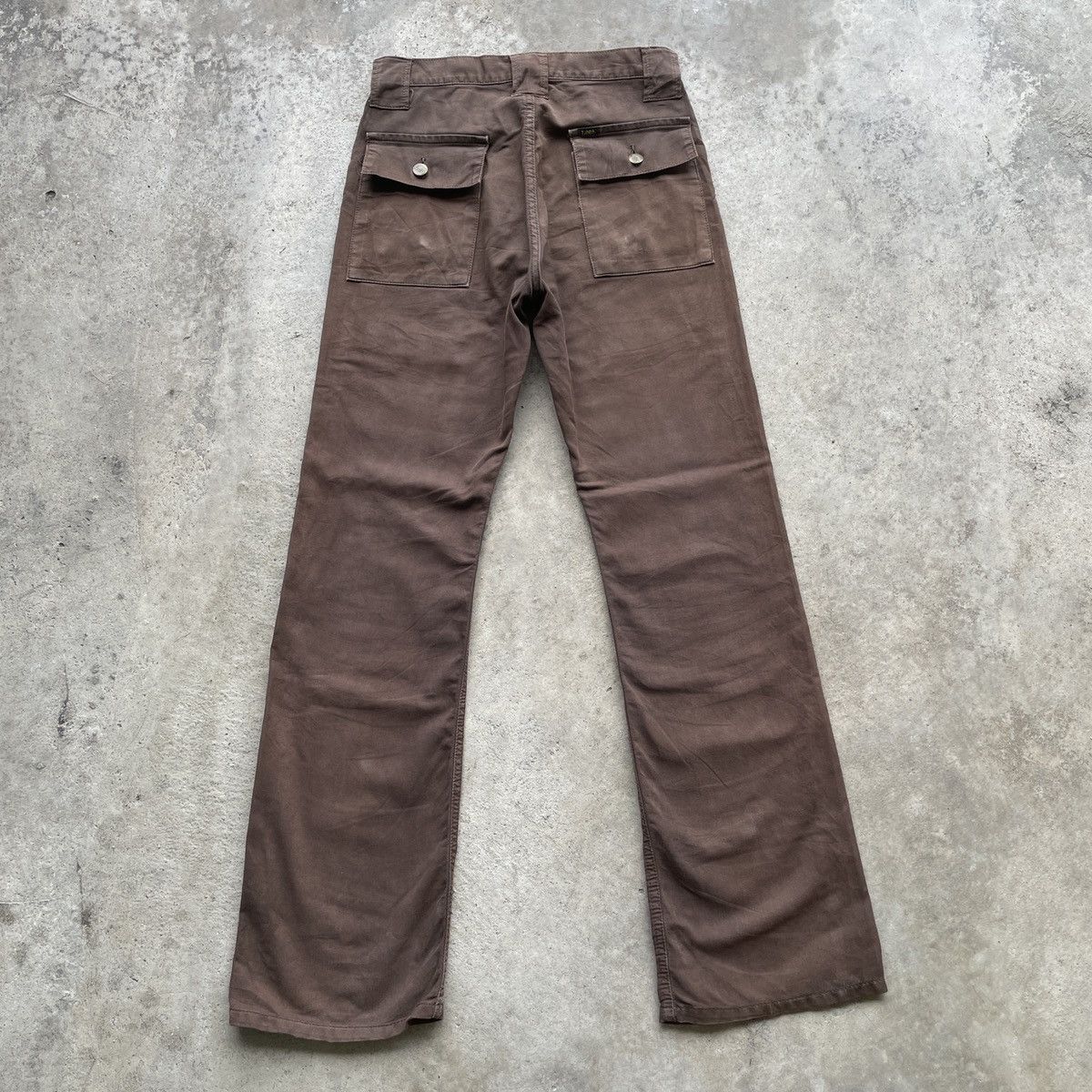 Japanese Brand Vintage Lee Bush Pocket Brown Casual Pants Size US 28 / EU 44 - 12 Thumbnail