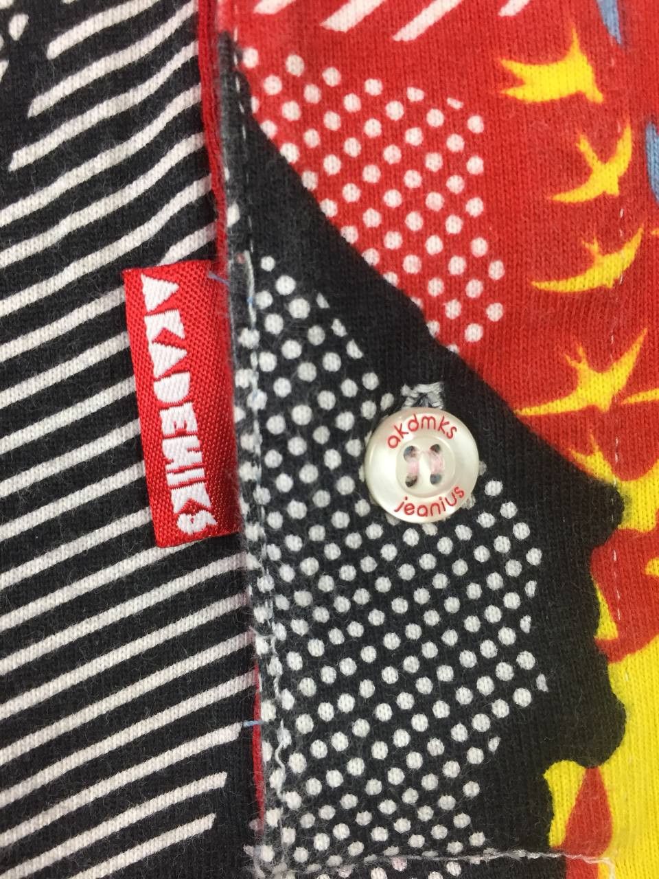 Akademiks Akademiks All Over Print Color Block Oversize Polo Tee Size US XXL / EU 58 / 5 - 3 Thumbnail