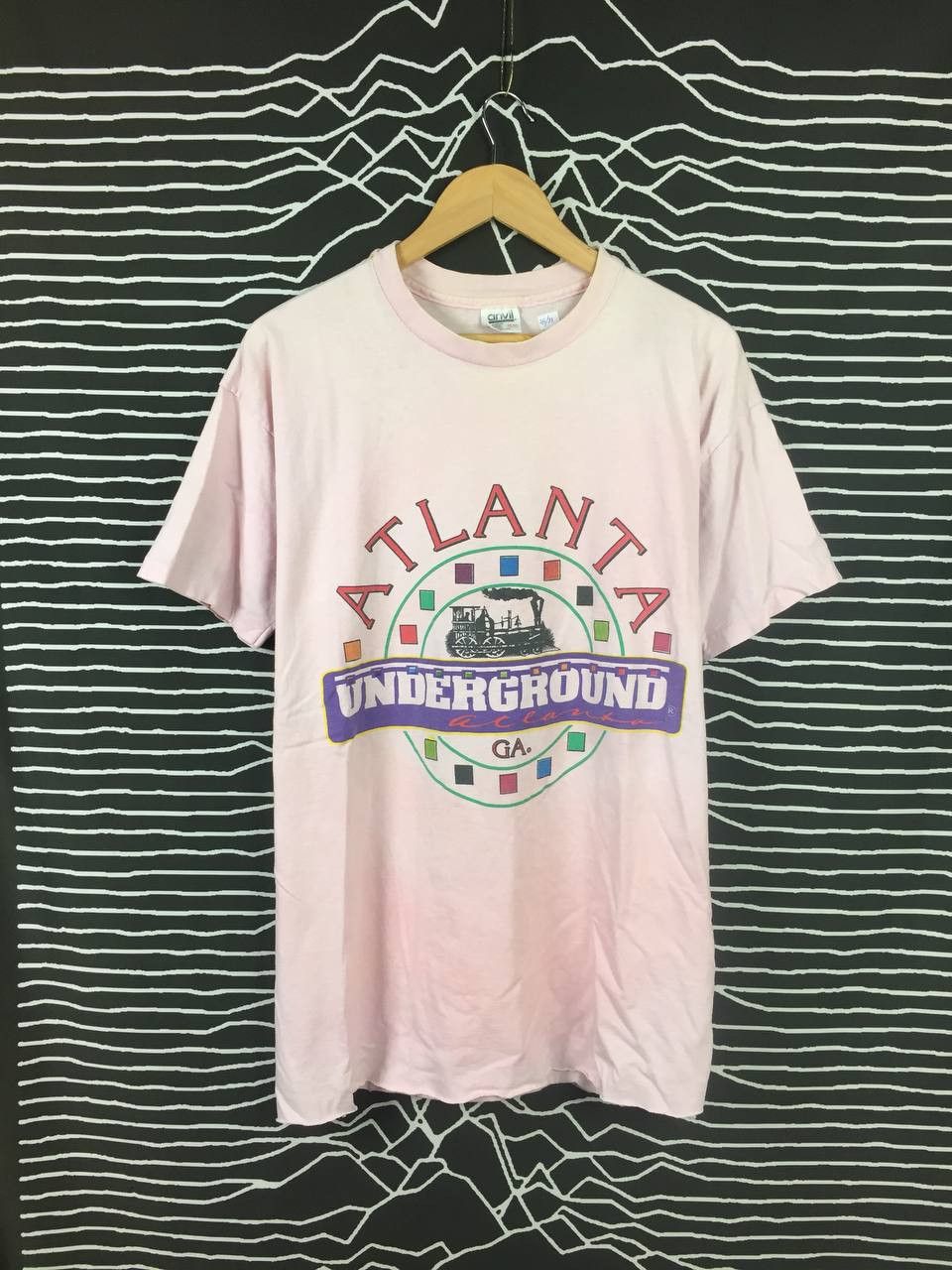 Vintage 90s Anvil Atalanta Georgia Underground Graphic Tee Size US XXL / EU 58 / 5 - 1 Thumbnail