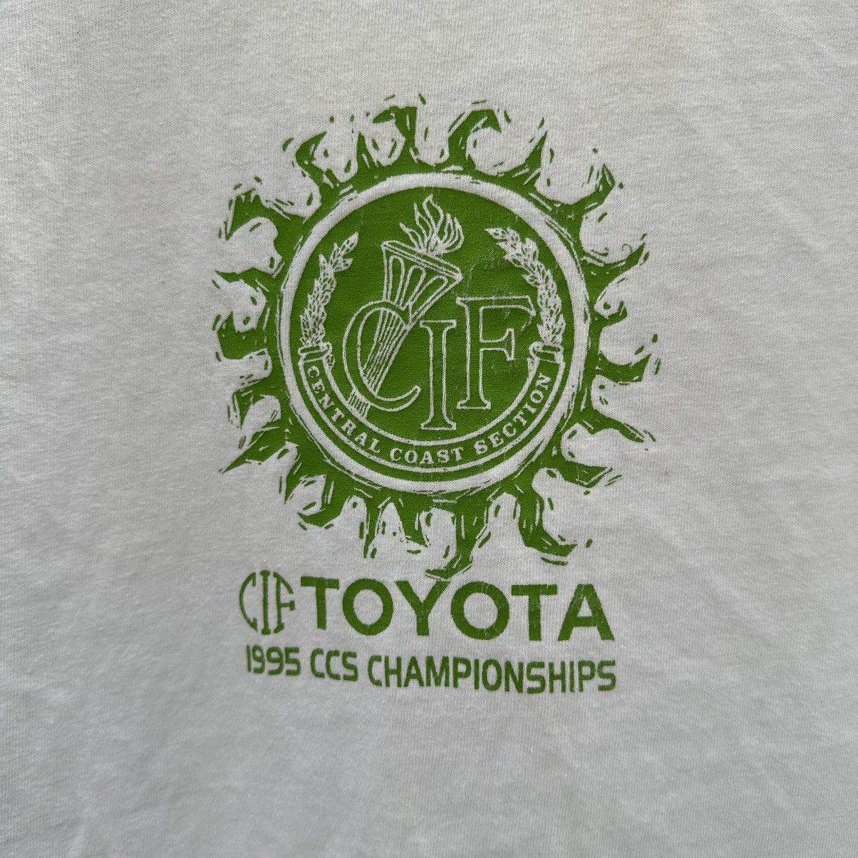 Vintage Vintage 90s toyota run tshirt Size US L / EU 52-54 / 3 - 4 Thumbnail