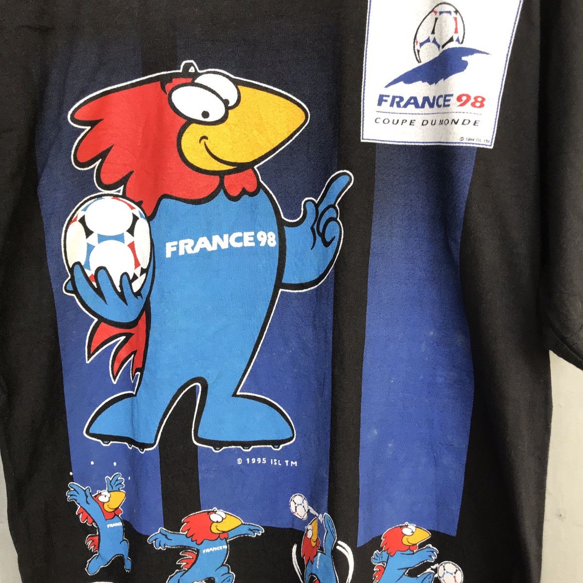 Vintage *🔥Vintage FRANCE 98 FIFA WORLD CUP Size US M / EU 48-50 / 2 - 10 Thumbnail