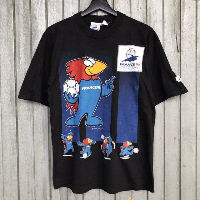 Vintage *🔥Vintage FRANCE 98 FIFA WORLD CUP Size US M / EU 48-50 / 2 - 2 Thumbnail