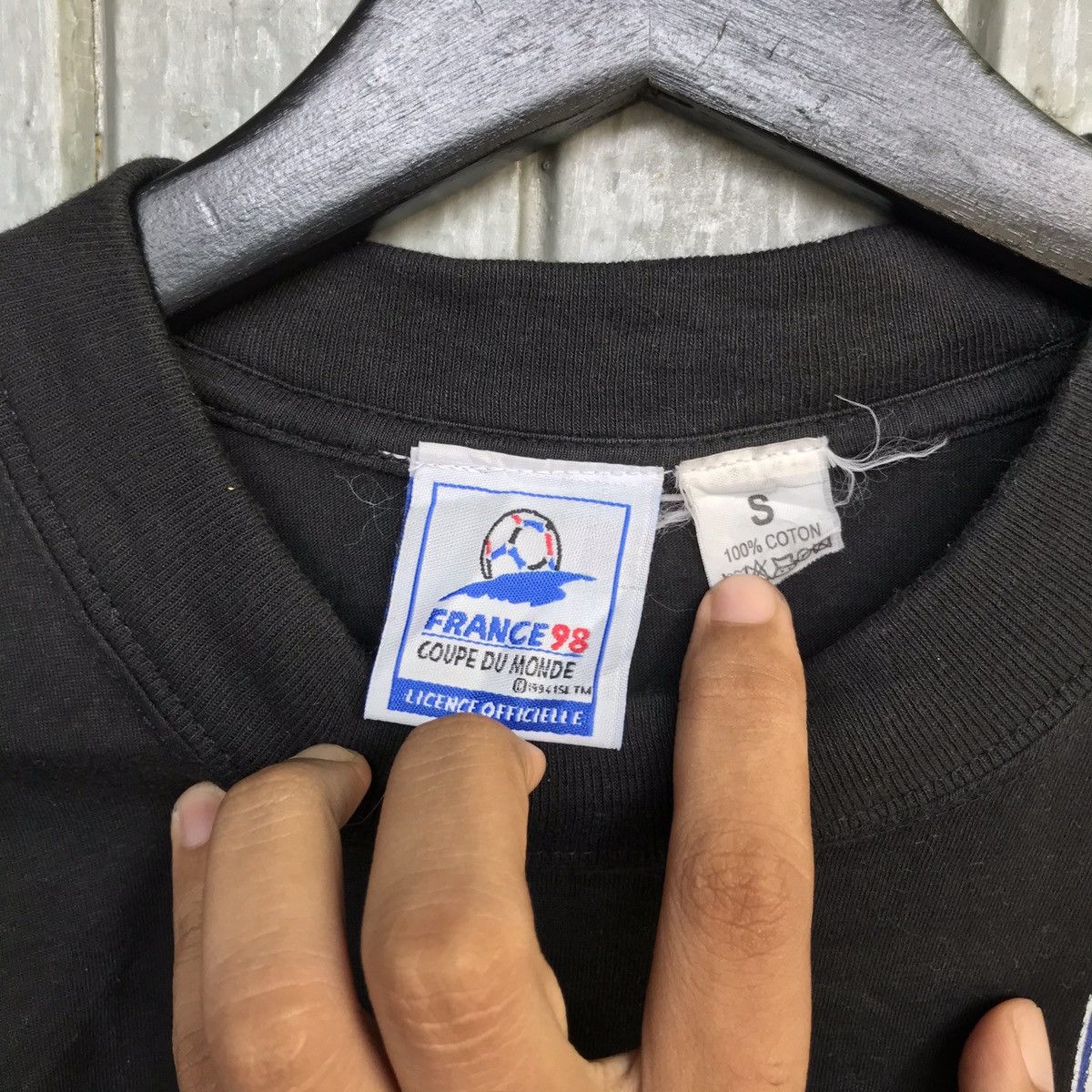 Vintage *🔥Vintage FRANCE 98 FIFA WORLD CUP Size US M / EU 48-50 / 2 - 9 Thumbnail