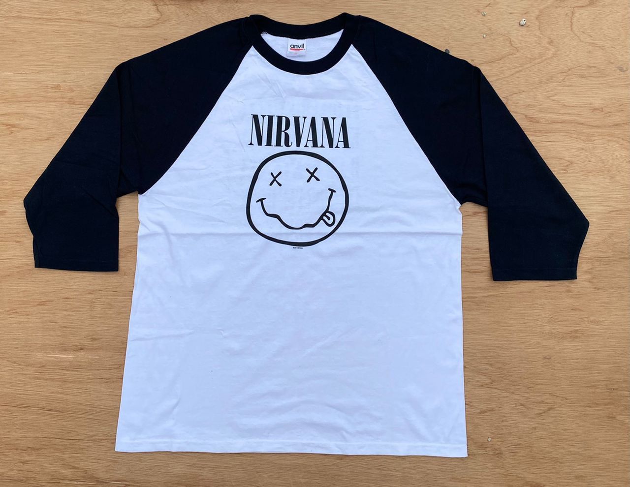 Anvil × Nirvana × Vintage vintage tee D -21 Nirvana Size US M / EU 48-50 / 2 - 1 Thumbnail