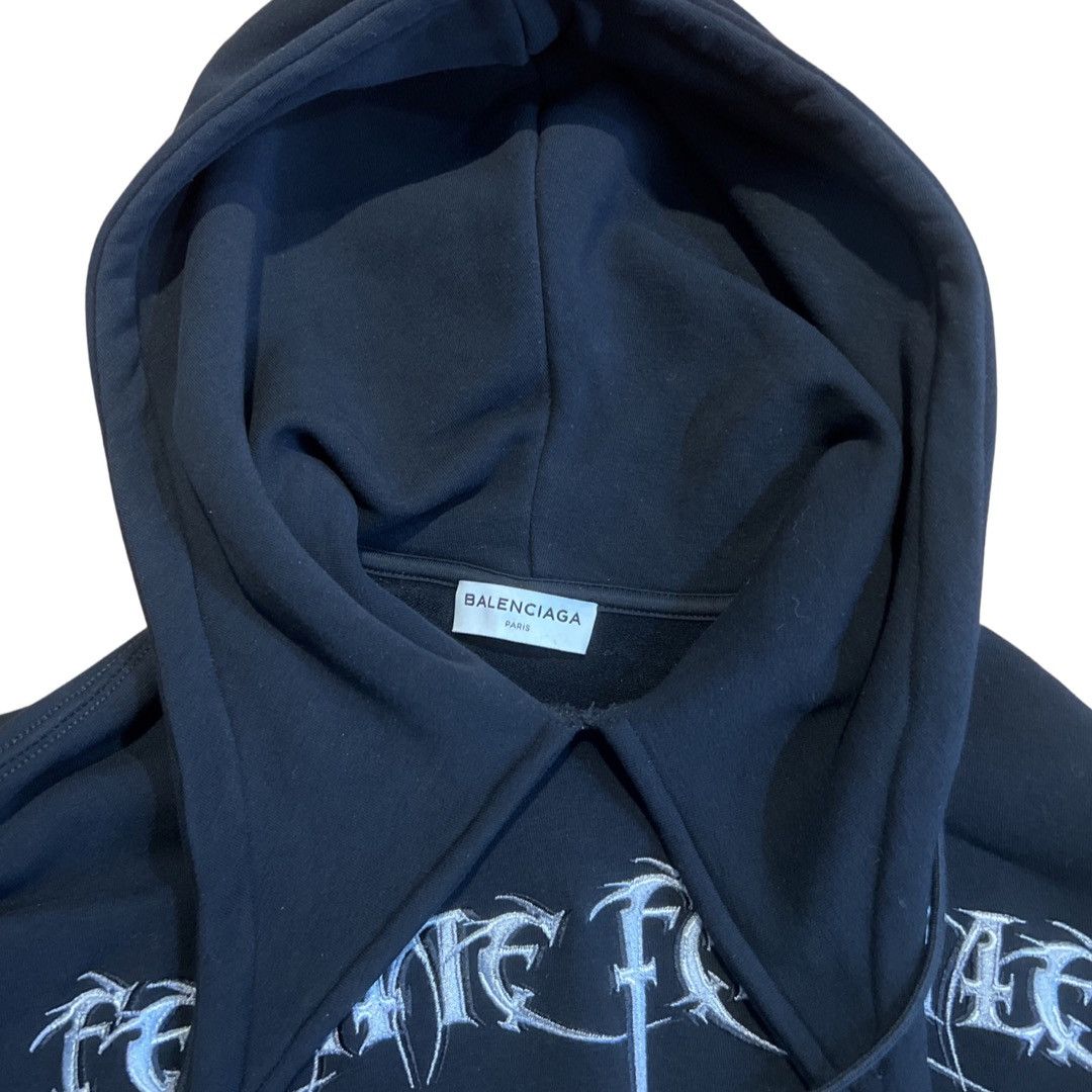 Balenciaga BALENCIAGA FEMME FATALE SCARF HOODIE Size US S / EU 44-46 / 1 - 8 Thumbnail