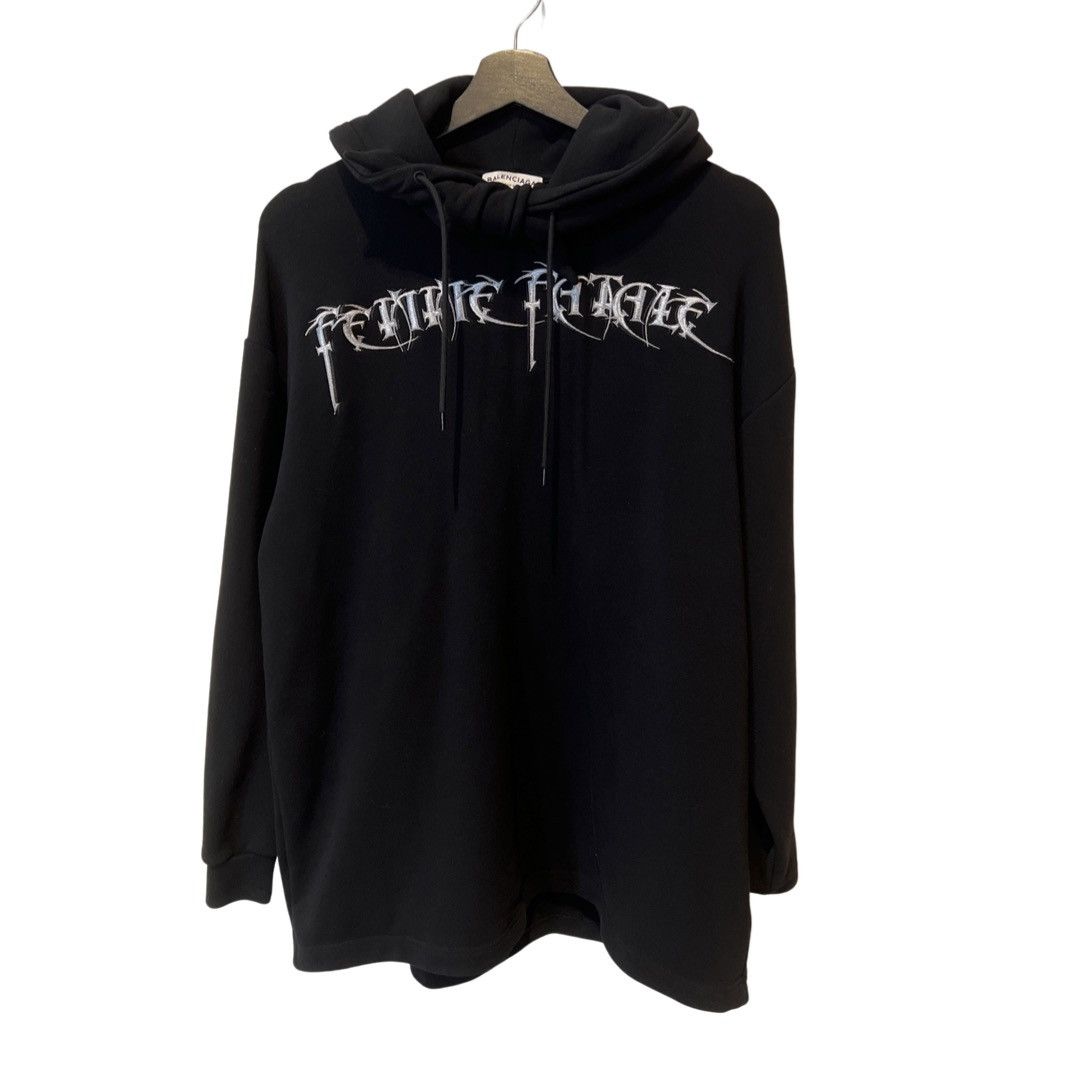 Balenciaga BALENCIAGA FEMME FATALE SCARF HOODIE Size US S / EU 44-46 / 1 - 3 Thumbnail