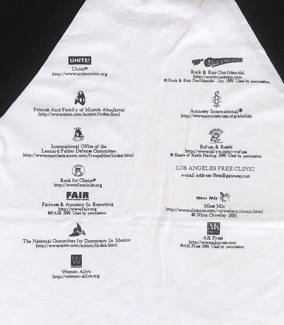 Rage Against The Machine × Vintage vintage tee RATM D1 Size US M / EU 48-50 / 2 - 4 Thumbnail
