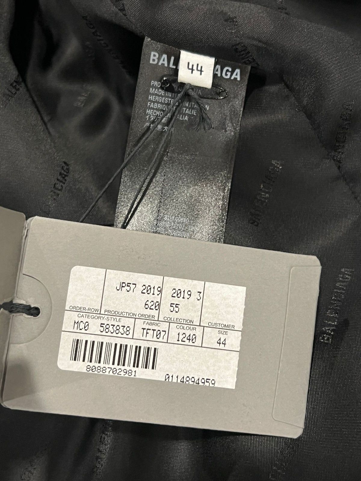 Balenciaga BNWT FALL19 BALENCIAGA TAILORED JACKET Size US S / EU 44-46 / 1 - 13 Thumbnail