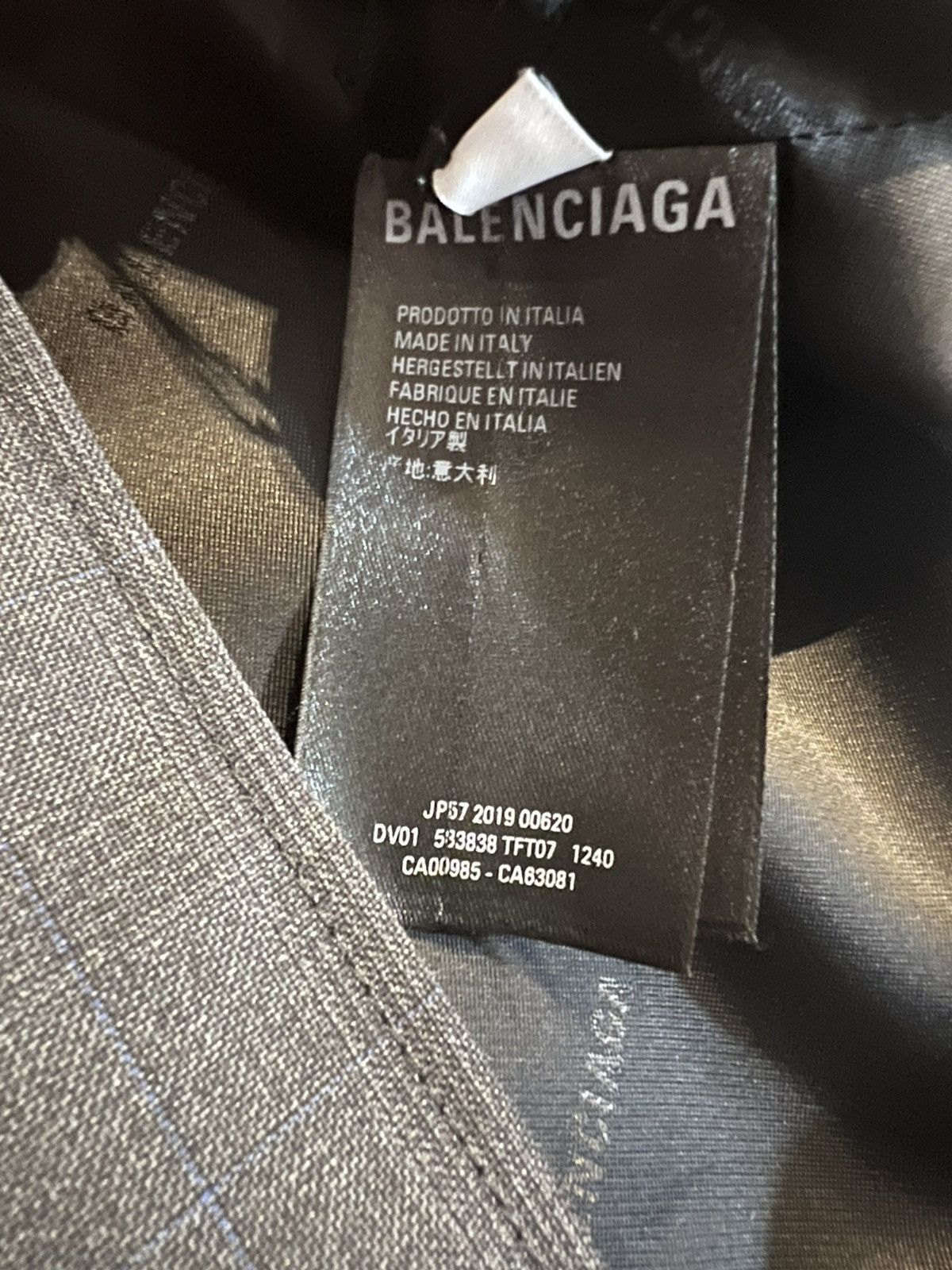 Balenciaga BNWT FALL19 BALENCIAGA TAILORED JACKET Size US S / EU 44-46 / 1 - 16 Thumbnail