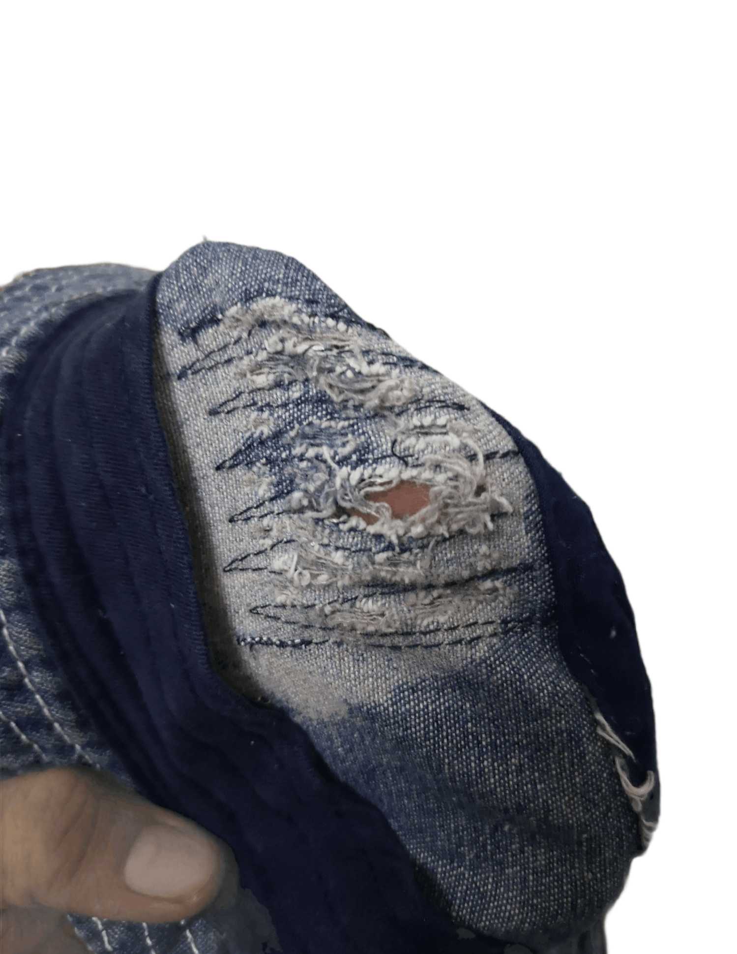 Other RARE DISTRESSED VINTAGE DENIM BUCKET HAT Size ONE SIZE - 19 Thumbnail