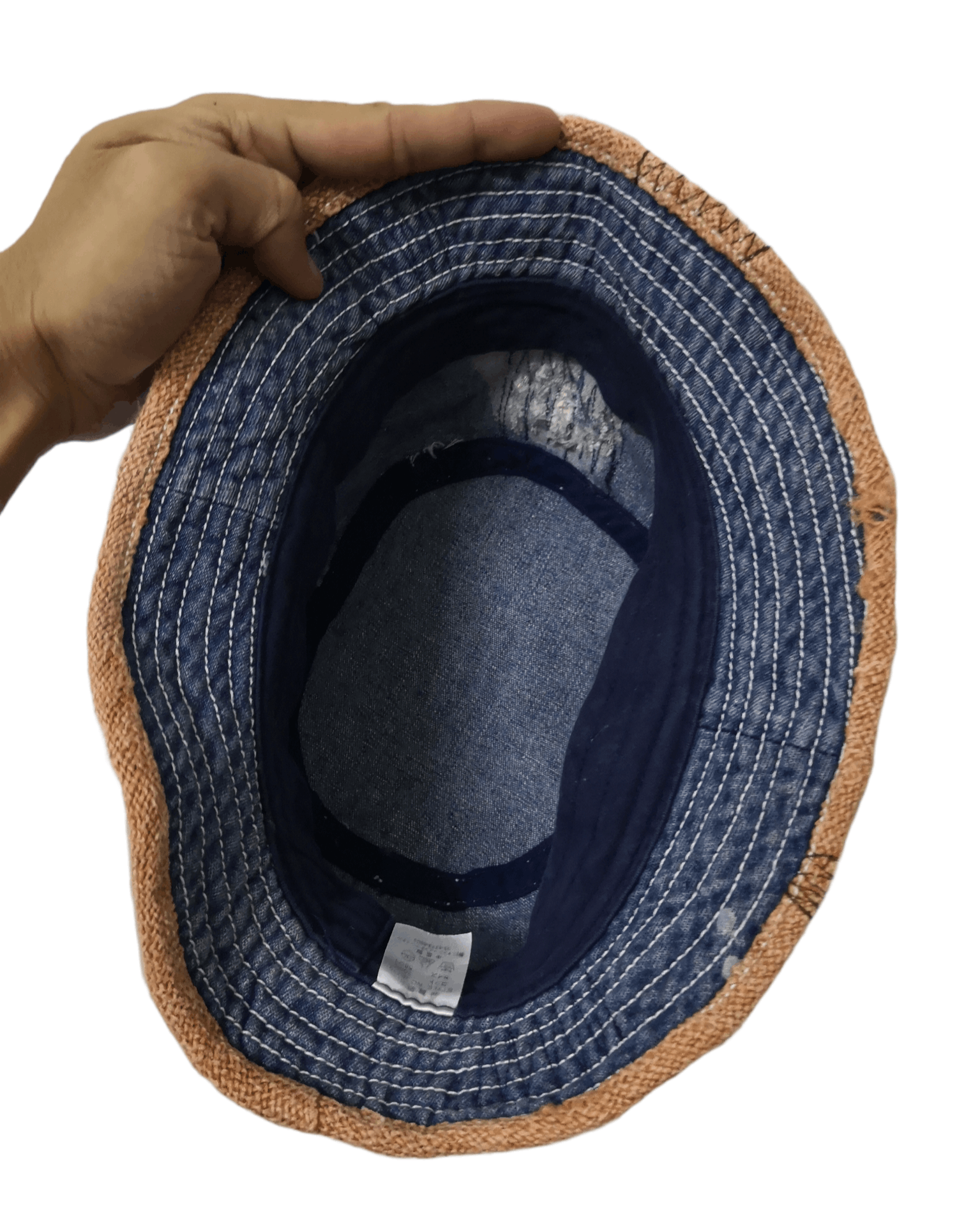 Other RARE DISTRESSED VINTAGE DENIM BUCKET HAT Size ONE SIZE - 14 Thumbnail