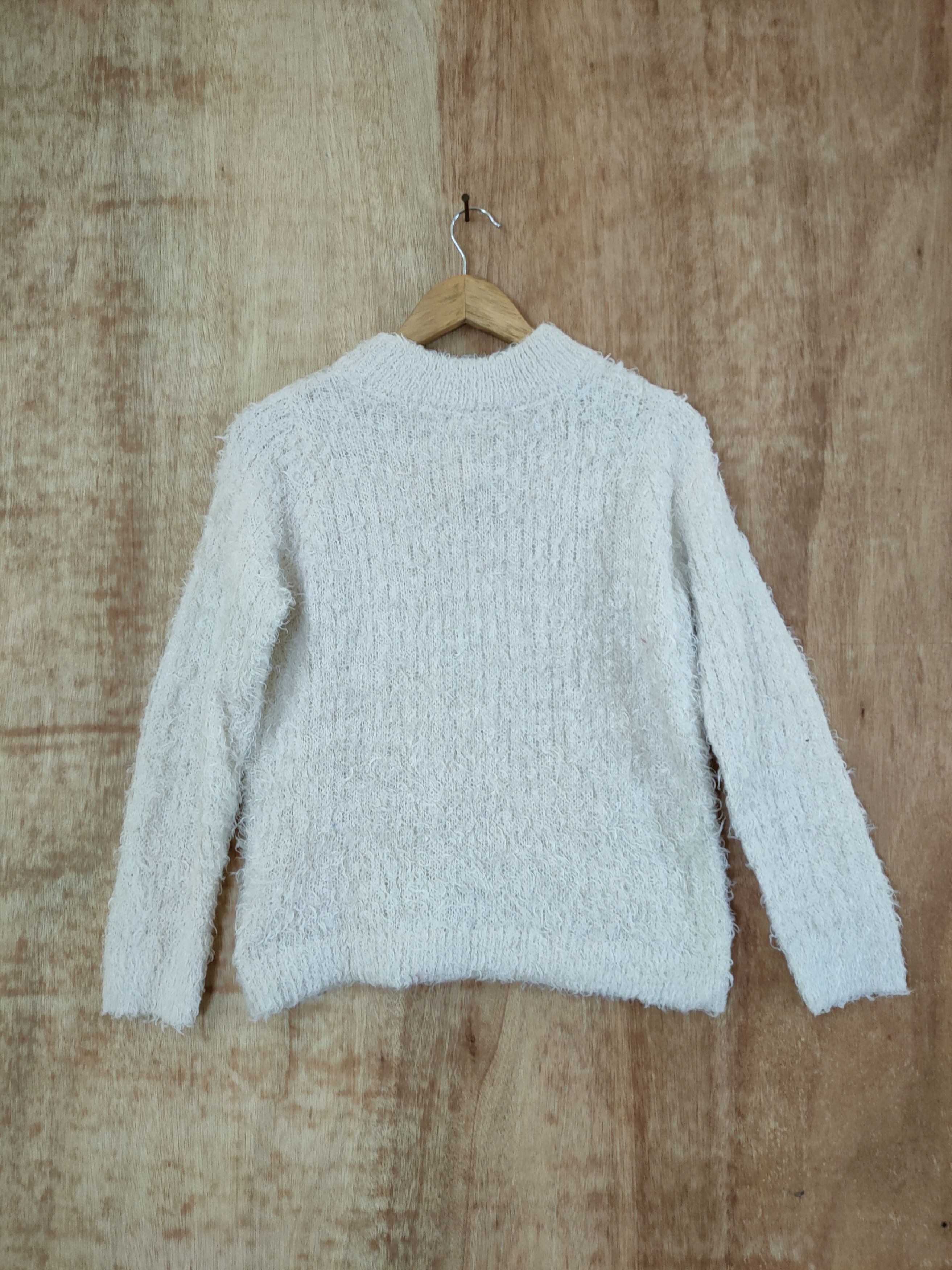 Aran Isles Knitwear × Japanese Brand Japan mohair fur aran streetwear knitwear winter #46-581 Size US S / EU 44-46 / 1 - 6 Thumbnail