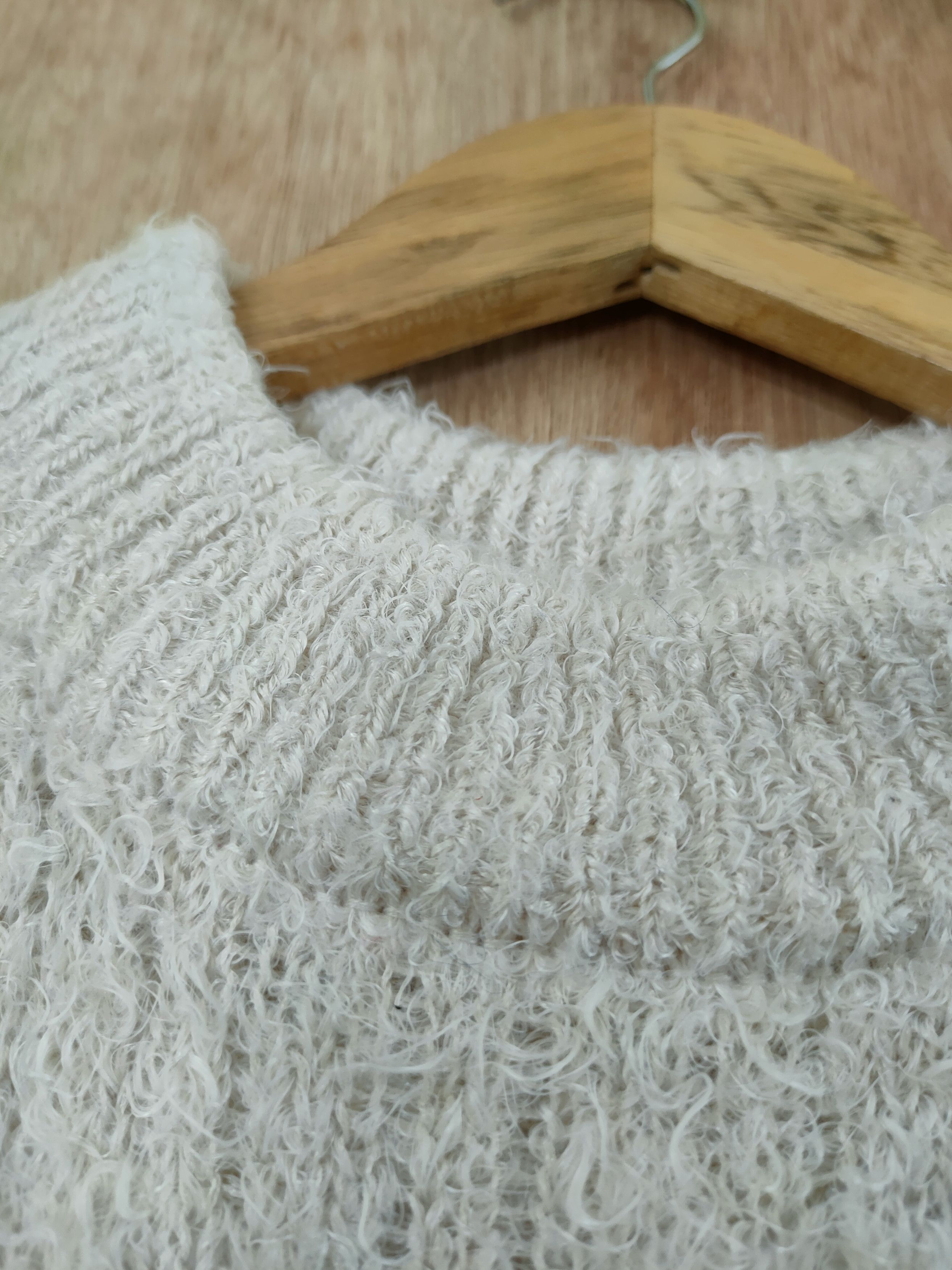 Aran Isles Knitwear × Japanese Brand Japan mohair fur aran streetwear knitwear winter #46-581 Size US S / EU 44-46 / 1 - 4 Thumbnail