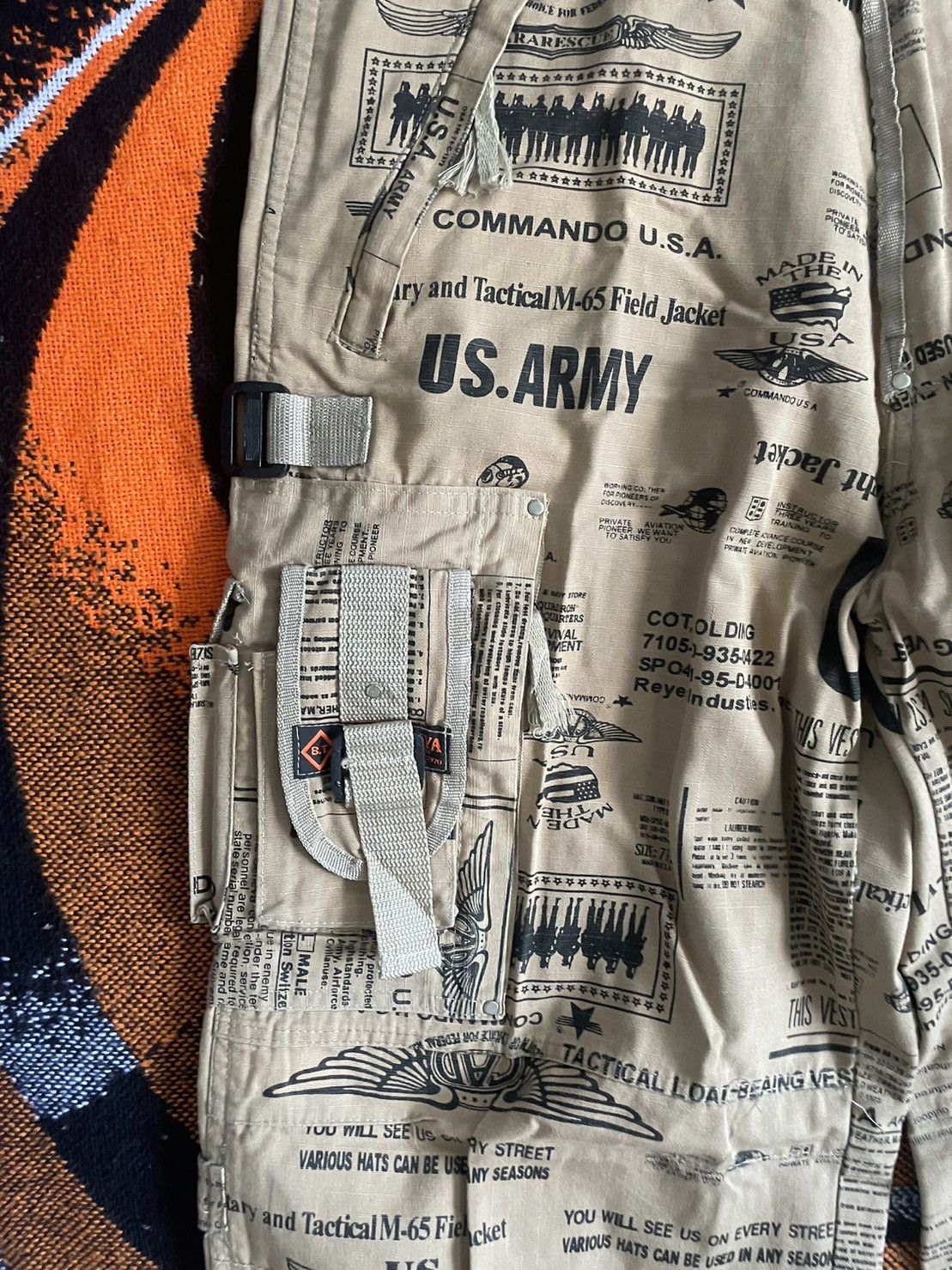 Other AOP military cargo pants Commando USA Size US 32 / EU 48 - 2 Thumbnail