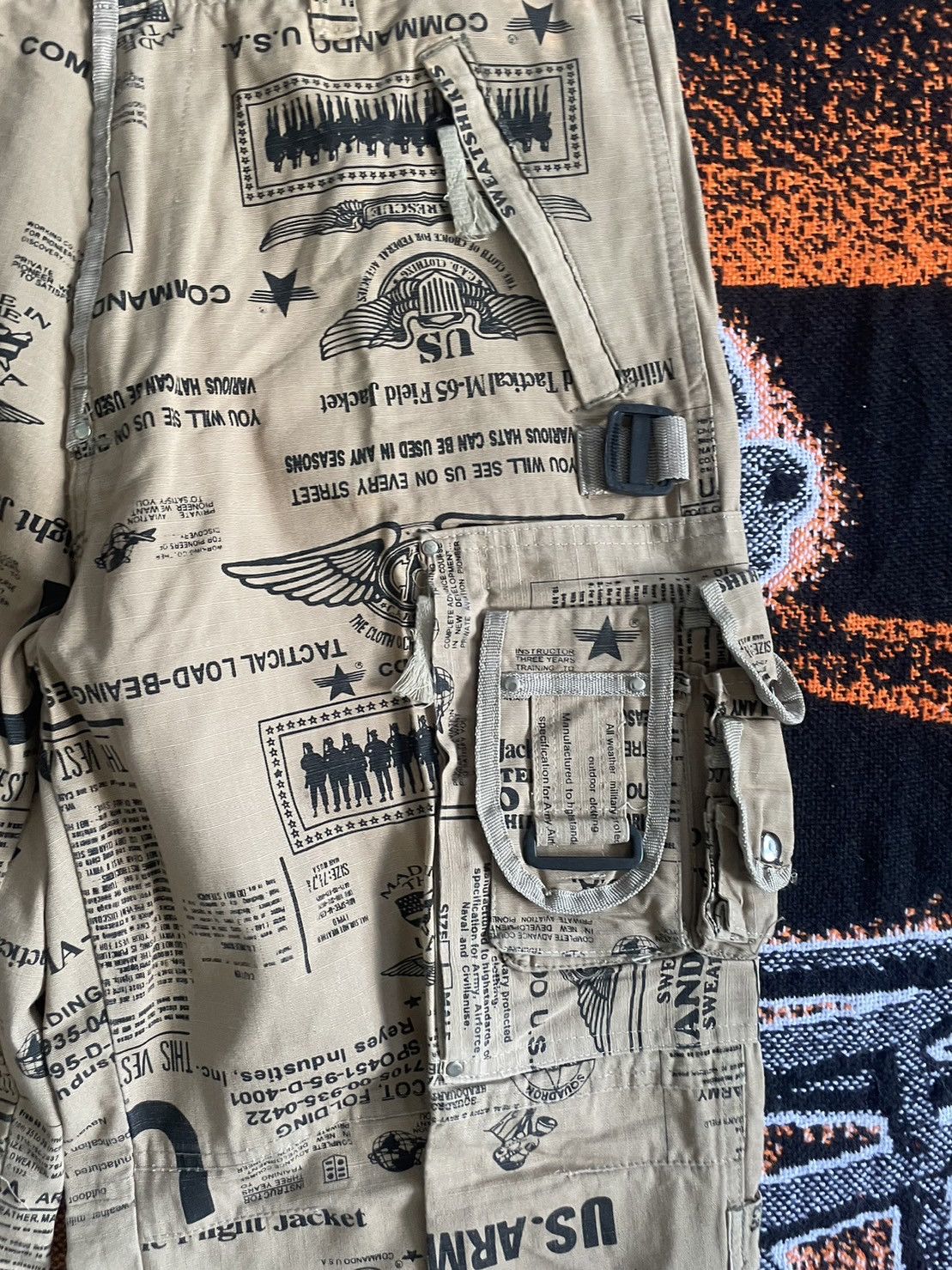 Other AOP military cargo pants Commando USA Size US 32 / EU 48 - 3 Thumbnail