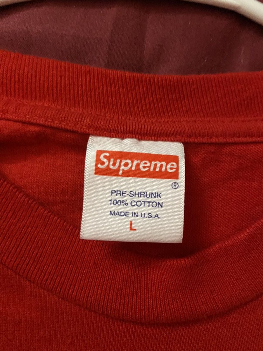 Supreme Red Tonal box logo tee Size US L / EU 52-54 / 3 - 3 Thumbnail