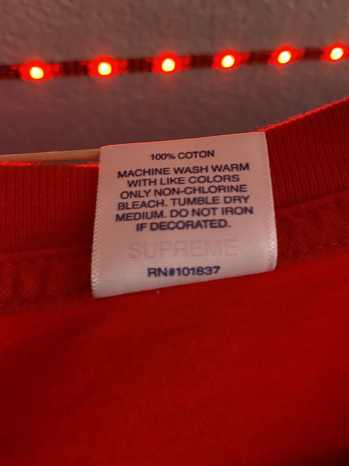 Supreme Red Cross box logo tee Size US L / EU 52-54 / 3 - 4 Thumbnail