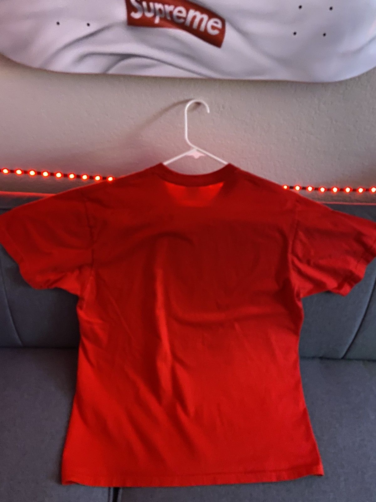 Supreme Red Cross box logo tee Size US L / EU 52-54 / 3 - 2 Thumbnail