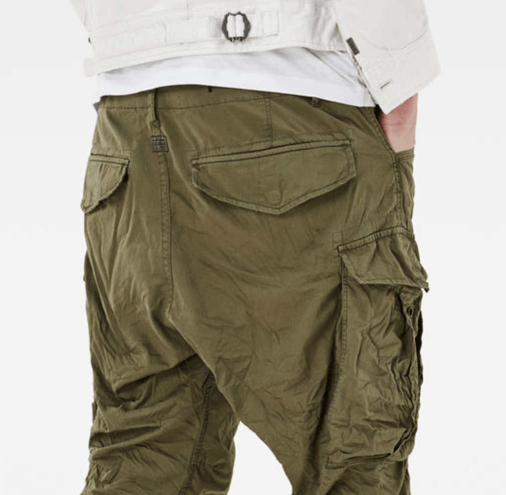 G-Star G-STAR Rovic Loose Mix Sage Cargo Pants Trousers Size US 29 - 2 Thumbnail
