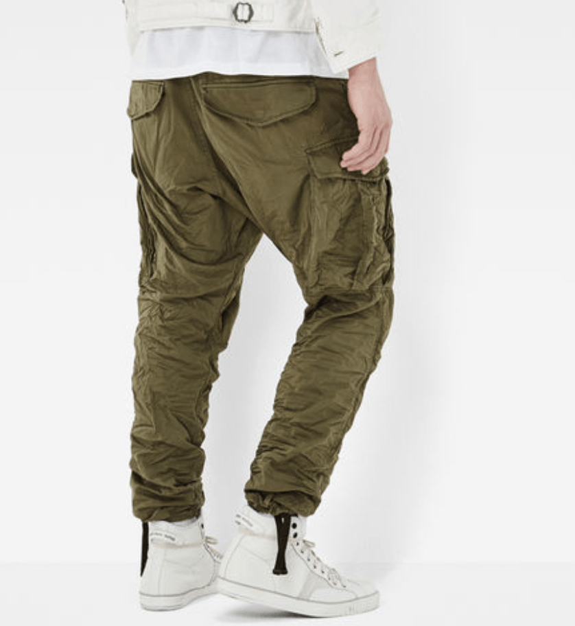 G-Star G-STAR Rovic Loose Mix Sage Cargo Pants Trousers Size US 29 - 3 Thumbnail