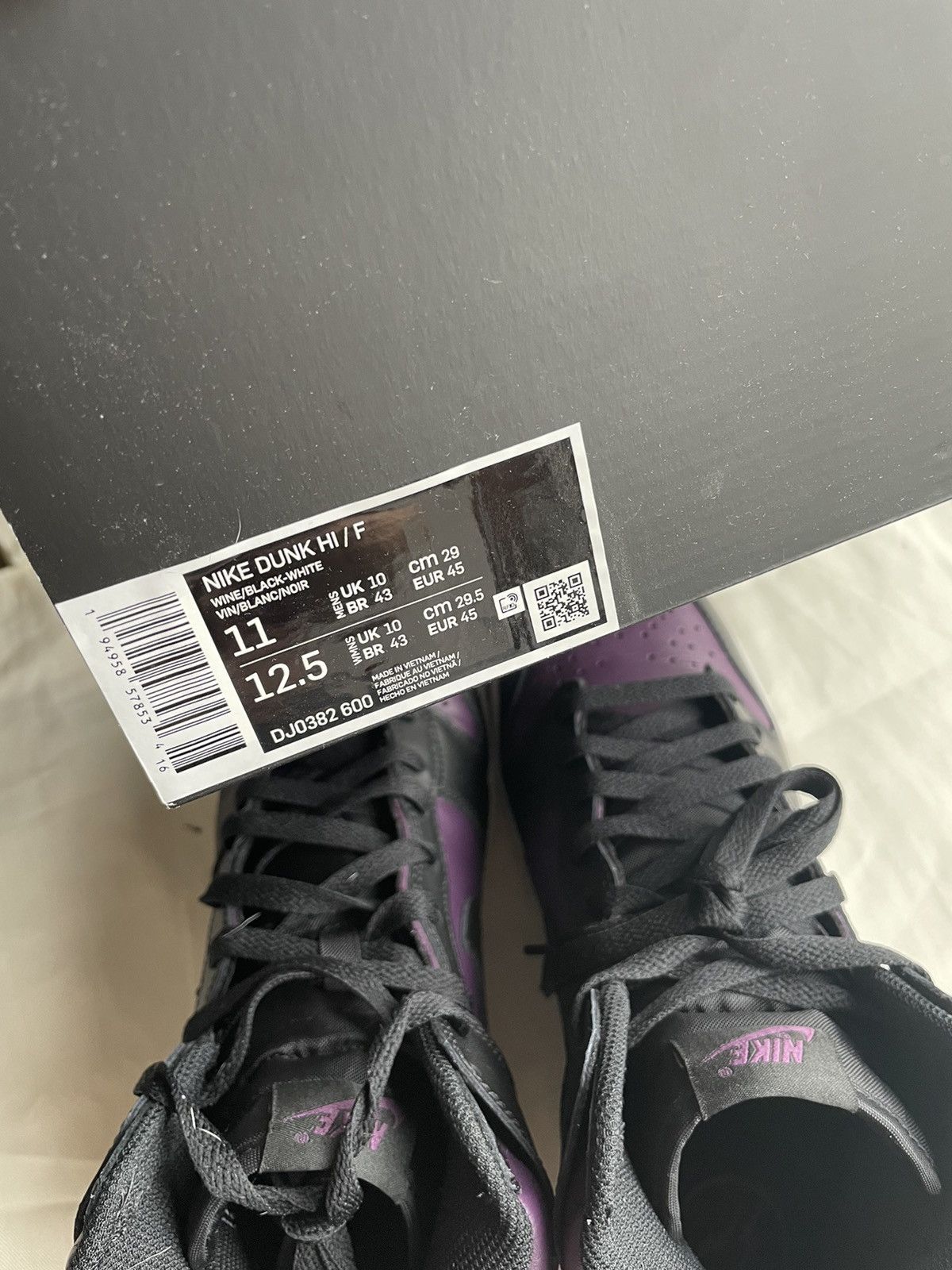 Nike Nike Dunk Hi fragment Size US 11 / EU 44 - 8 Thumbnail