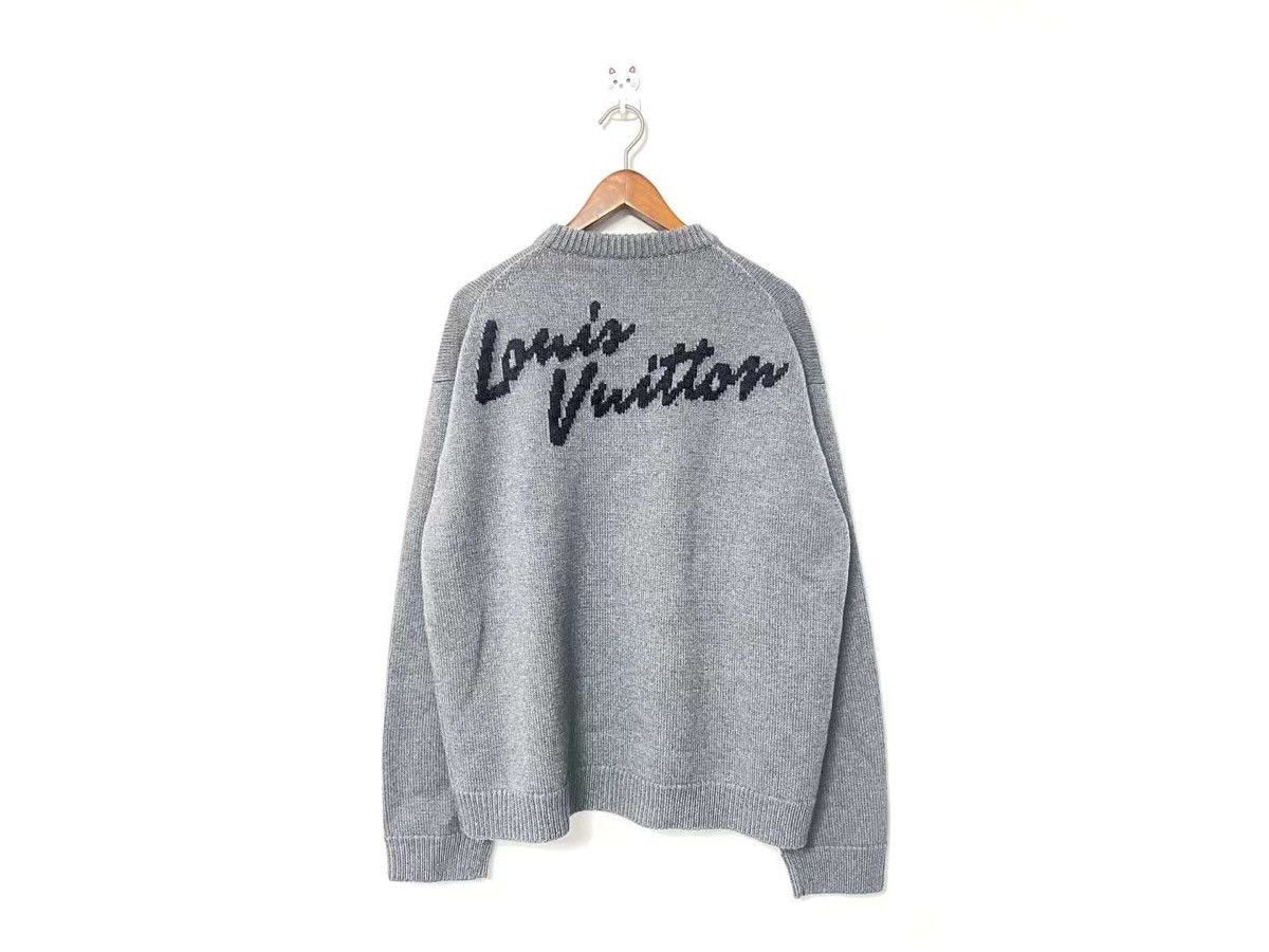 Louis Vuitton × Virgil Abloh FW19 crystal earth sweater Size US XL / EU 56 / 4 - 2 Thumbnail